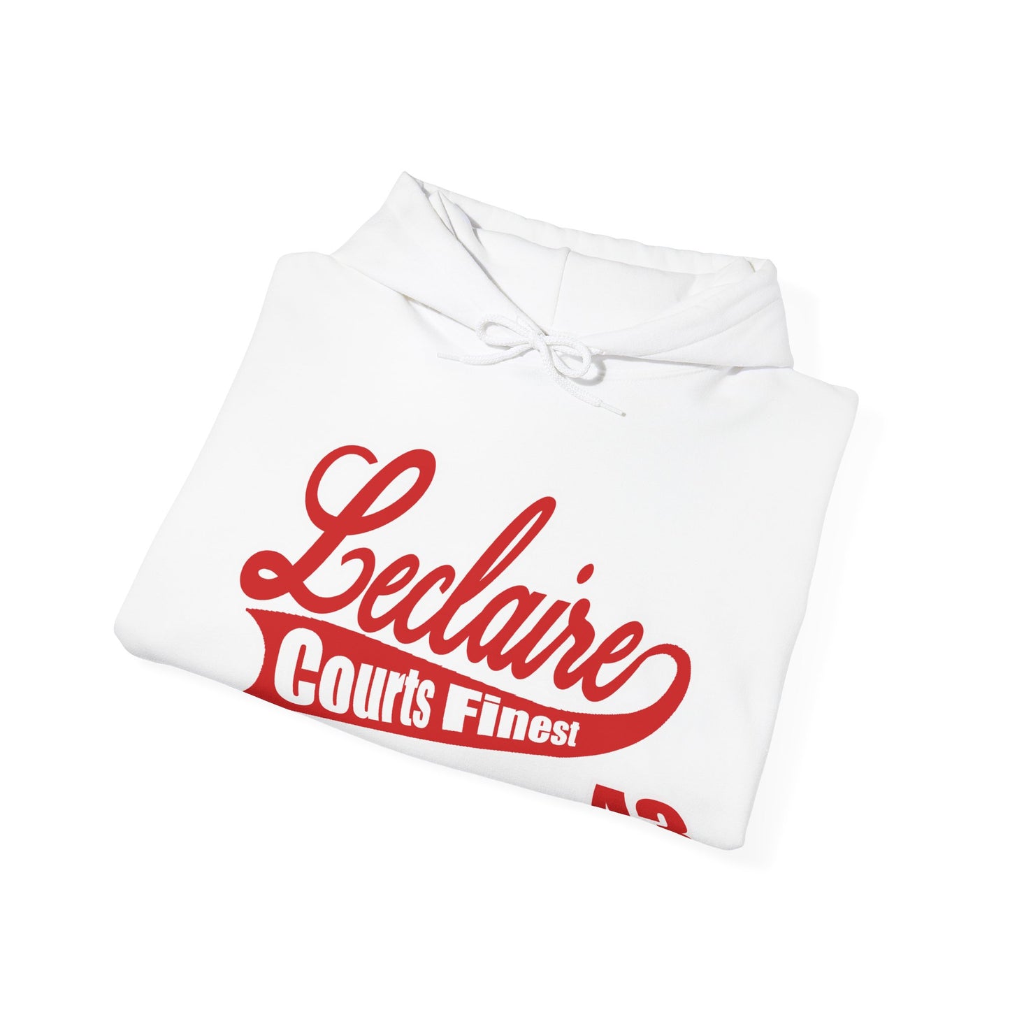 LECLAIRE COURTS FINEST CLASSIC SCRIPT HOODIE