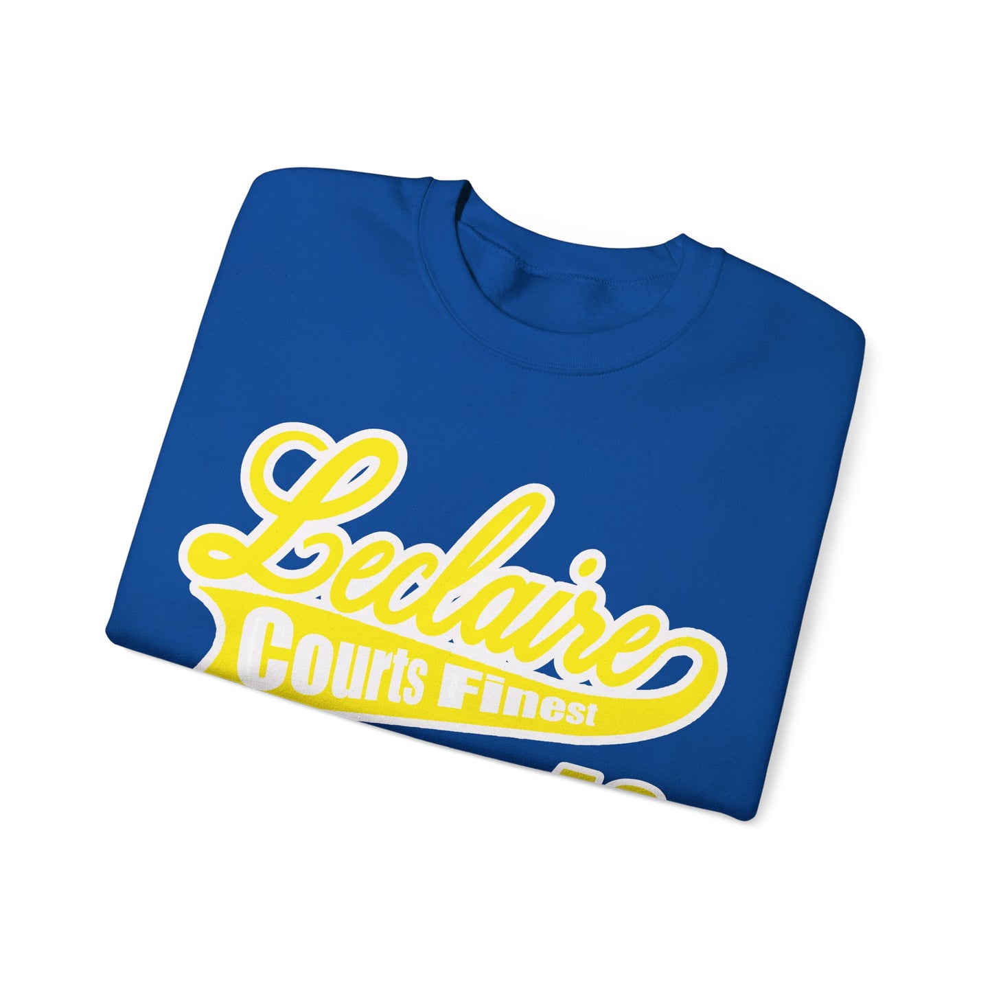 LECLAIRE COURTS FINEST CLASSIC SCRIPT SWEATSHIRT