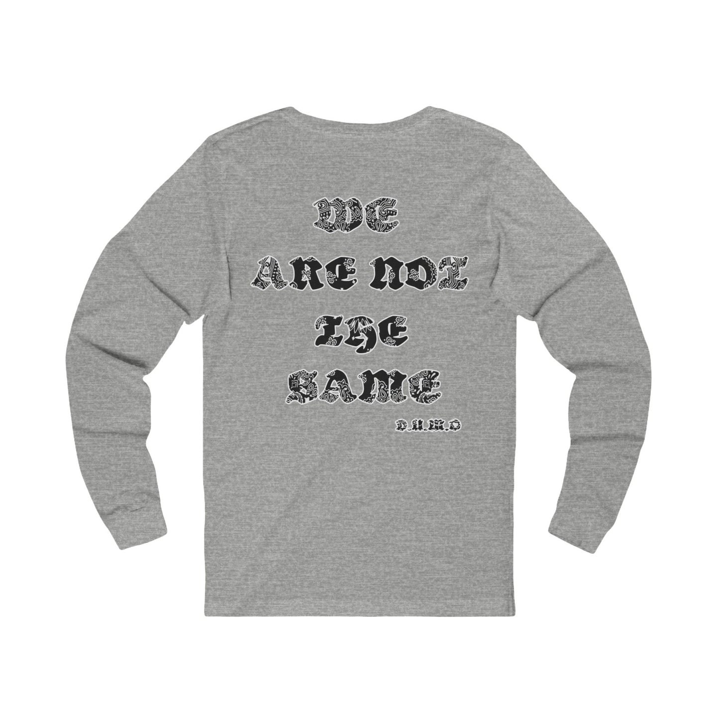 WE ARE NOT THE SAME - BLACK BANDANA LOGO LONG SLEEVE