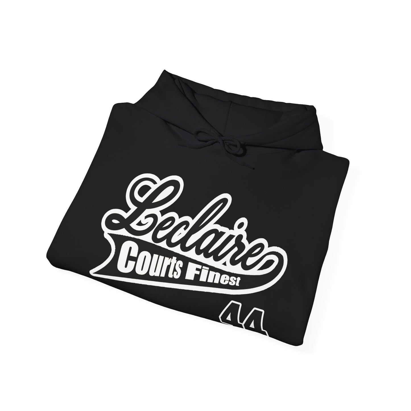 LECLAIRE COURTS FINEST CLASSIC SCRIPT HOODIE