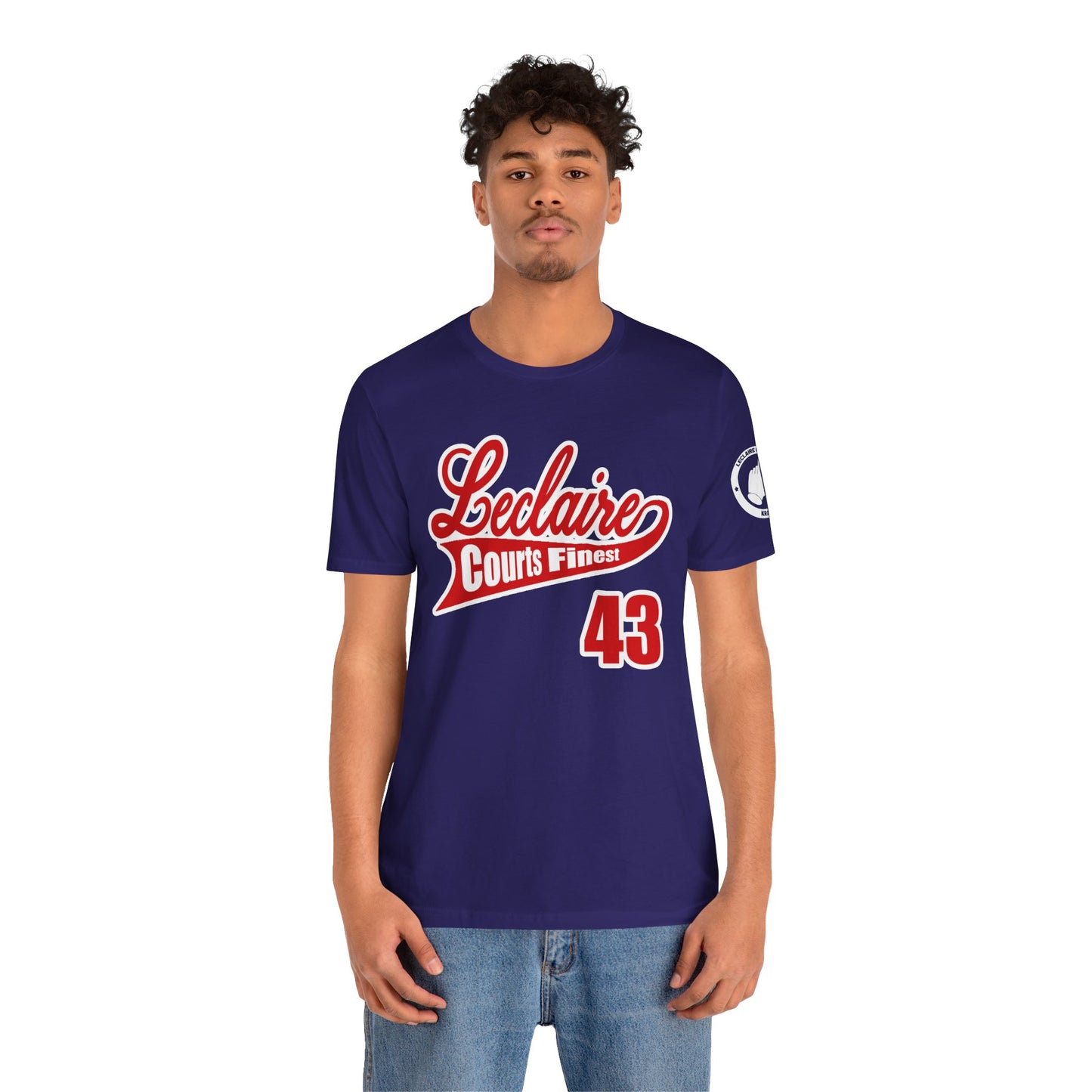 LeClaire Courts Finest Short Sleeve Tee - Casual Unisex T-Shirt for Sport Lovers