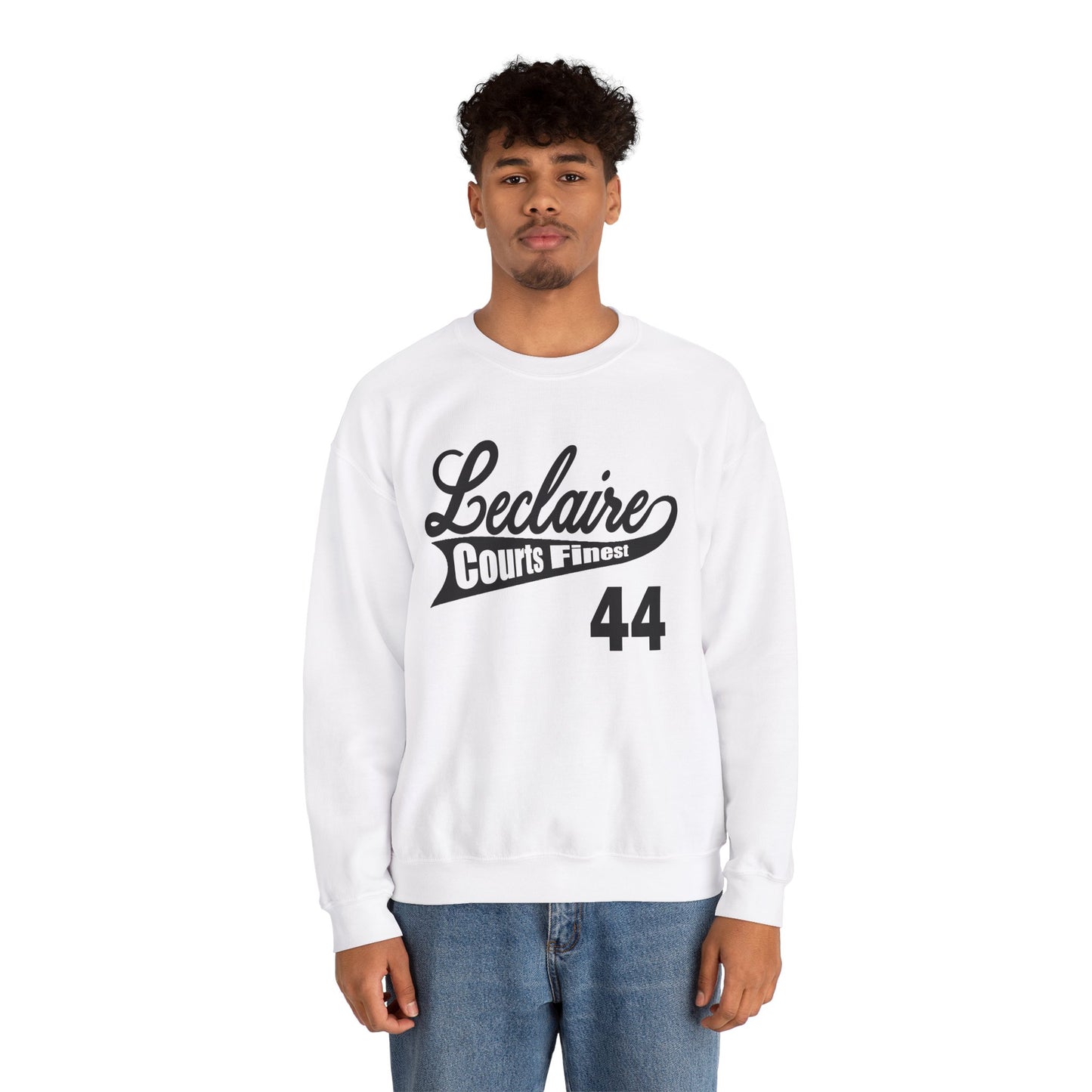 LECLAIRE COURTS FINEST CLASSIC SCRIPT SWEATSHIRT
