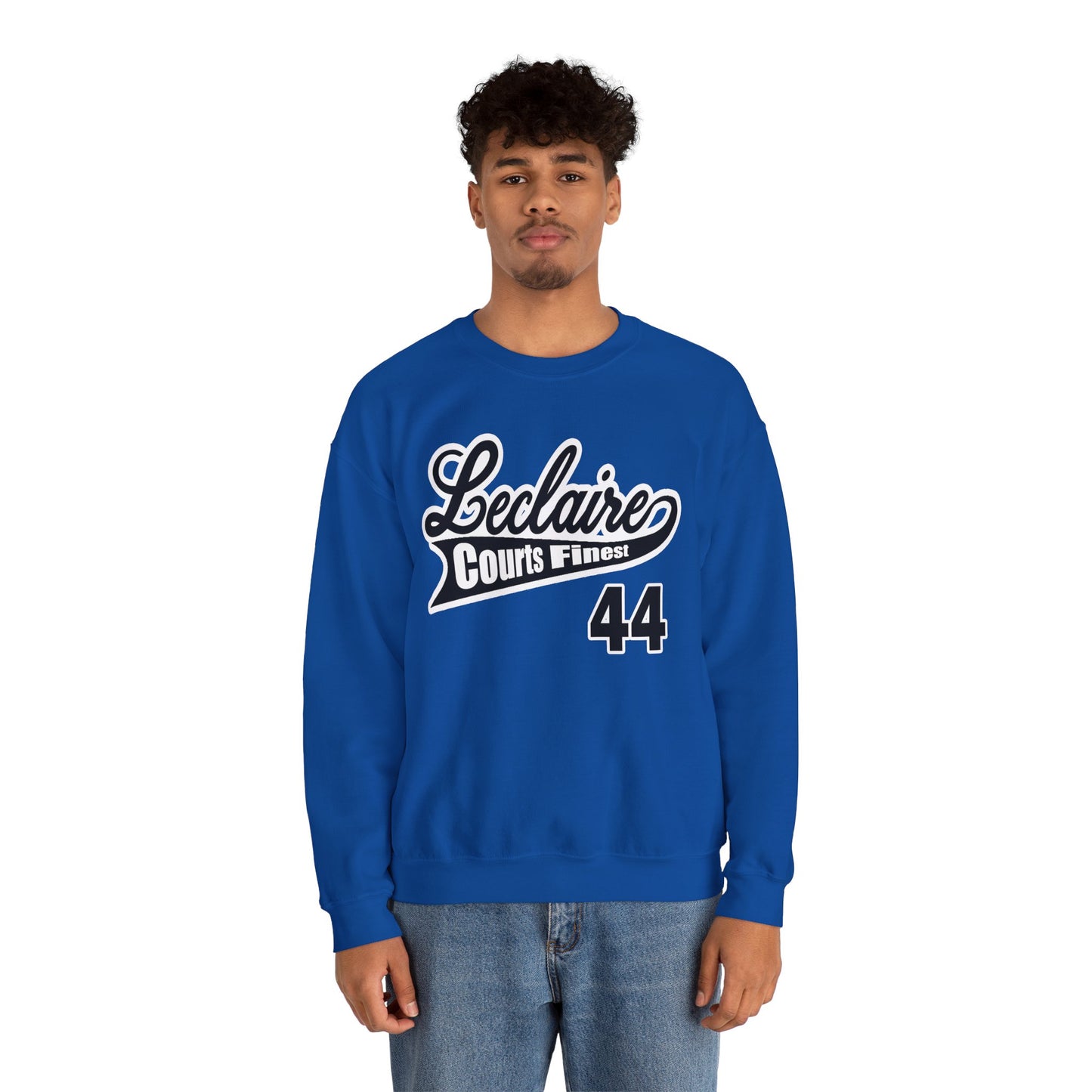 LECLAIRE COURTS FINEST CLASSIC SCRIPT SWEATSHIRT