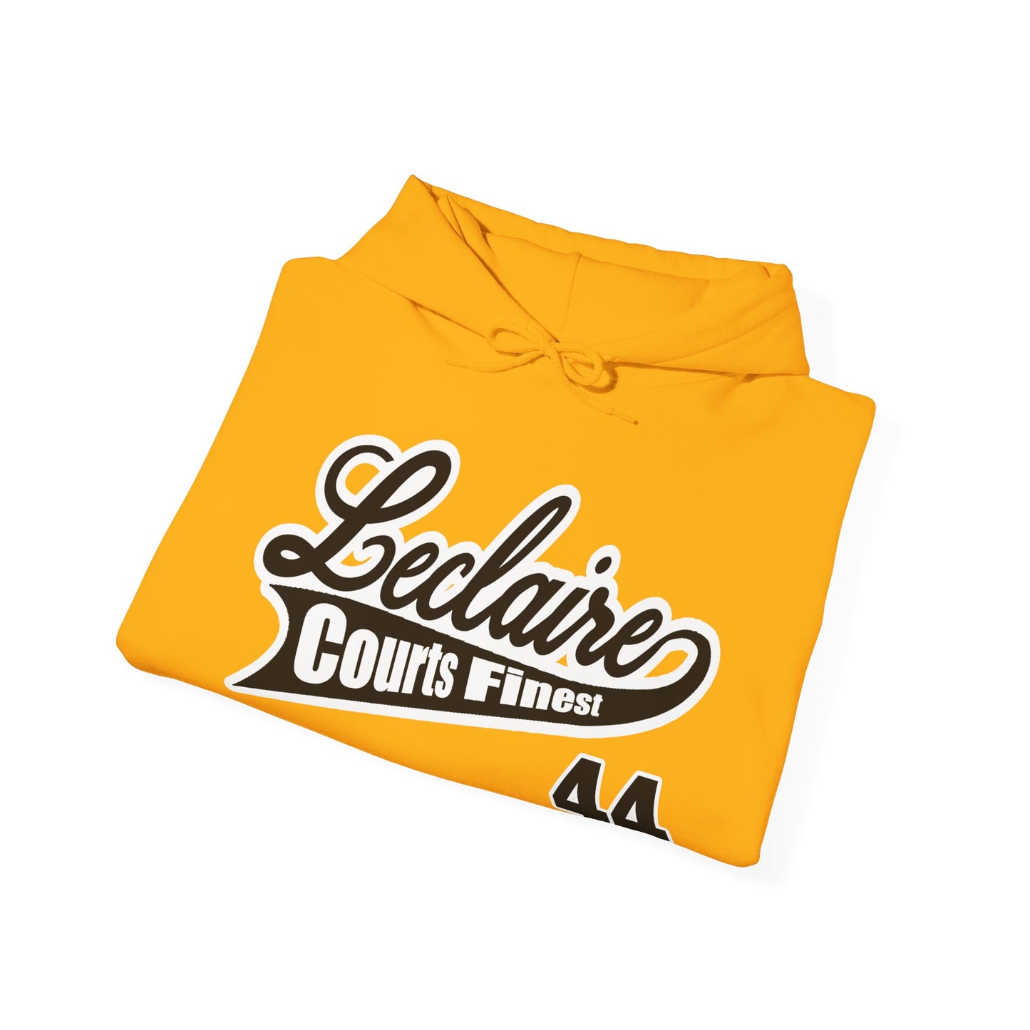 LECLAIRE COURTS FINEST CLASSIC SCRIPT HOODIE