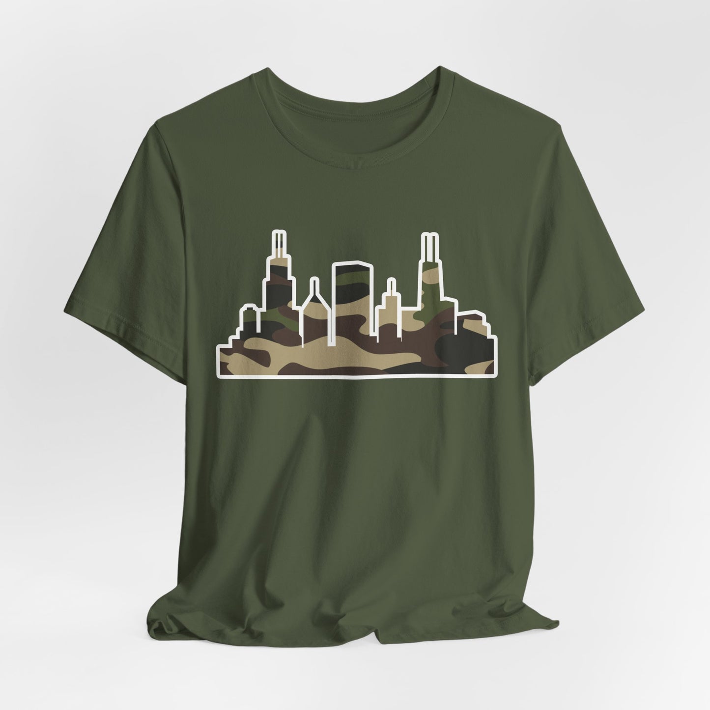 CHI KIDS CAMO-SKYLINE TEE