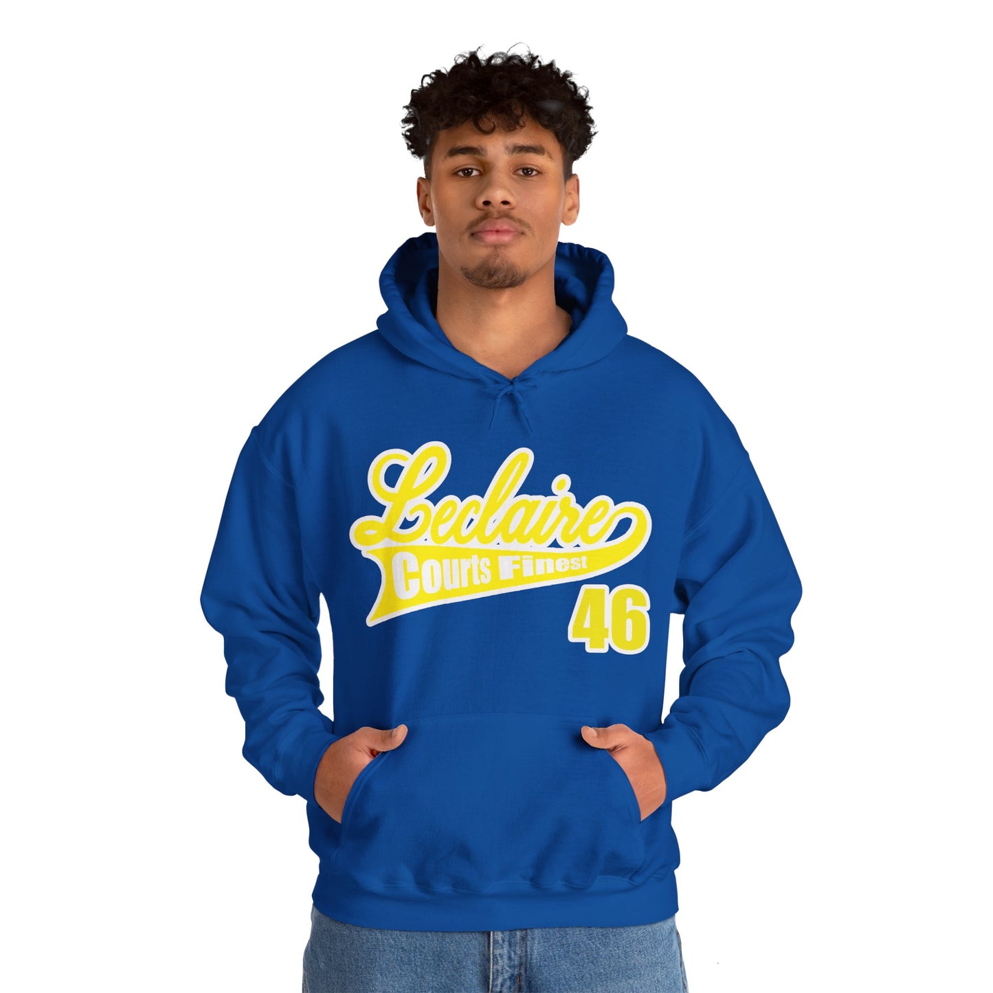 LECLAIRE COURTS FINEST CLASSIC SCRIPT HOODIE