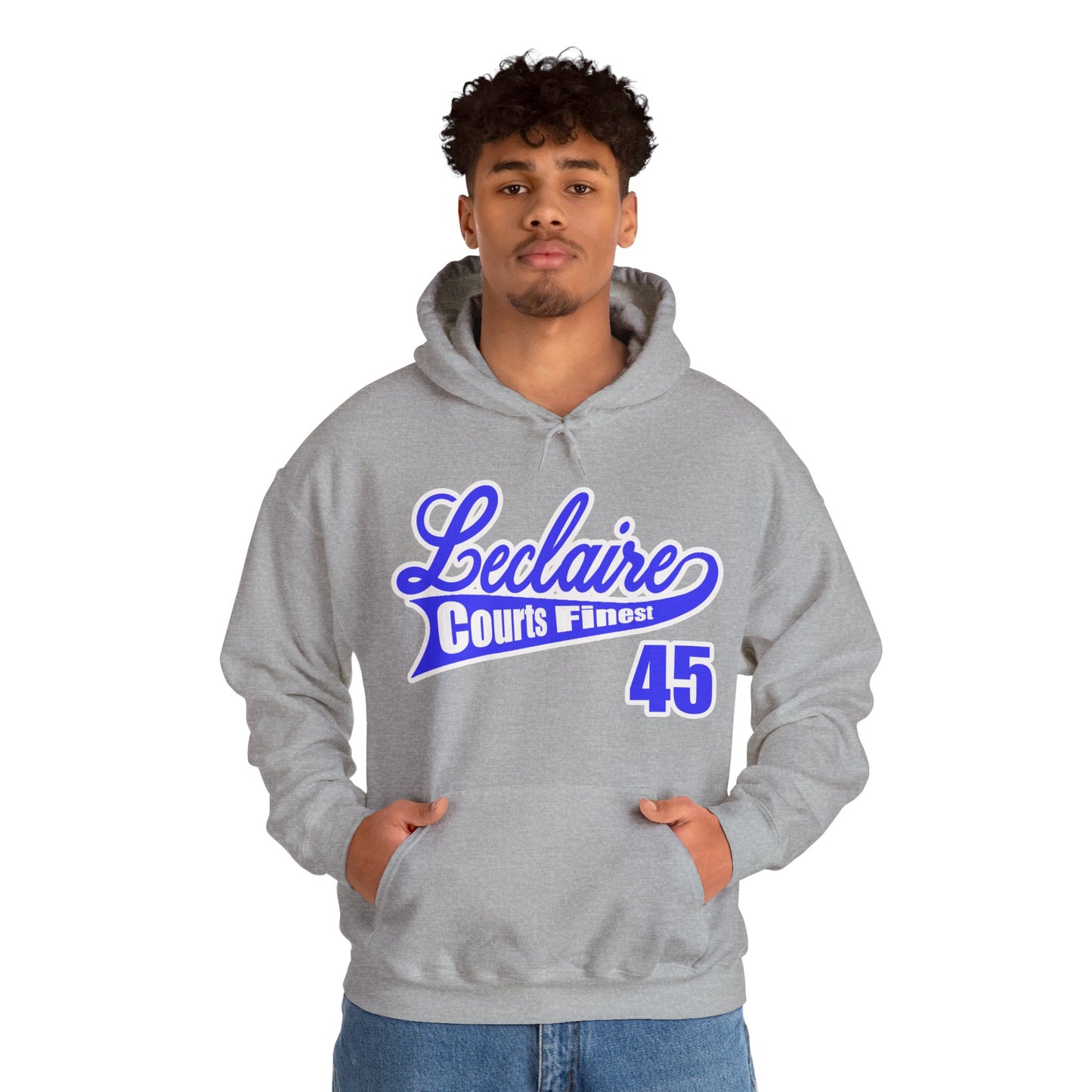 LECLAIRE COURTS FINEST CLASSIC SCRIPT HOODIE