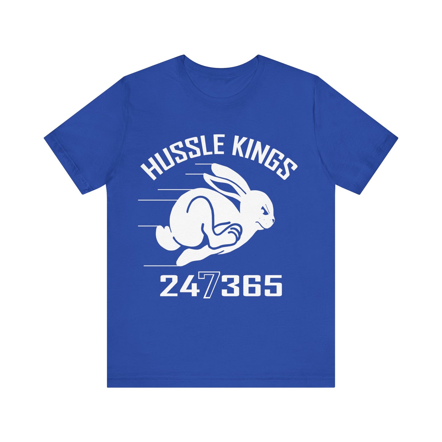 HUSSLE KINGS 24/365 LARGE MONOGRAM TEE