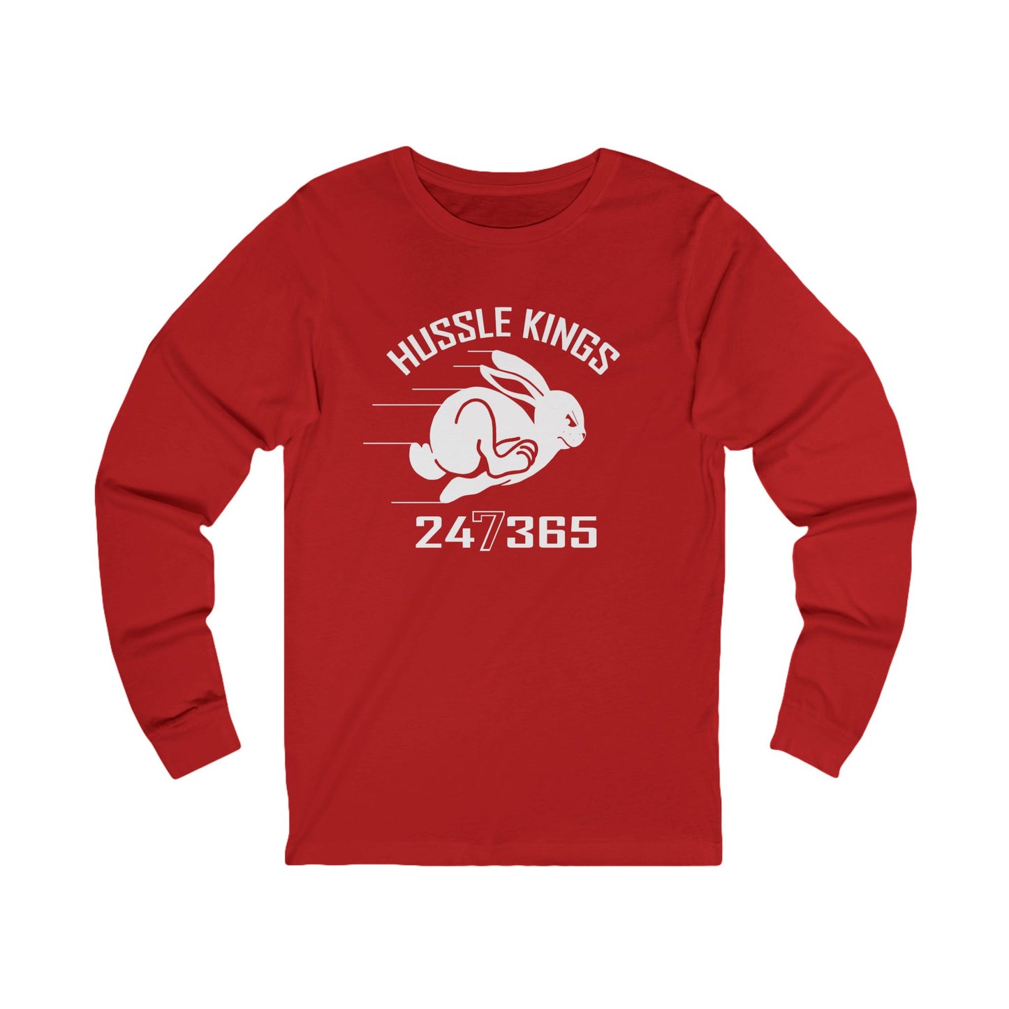HUSSLE KINGS 24/7/365 MONOGRAM LONG SLEEVE