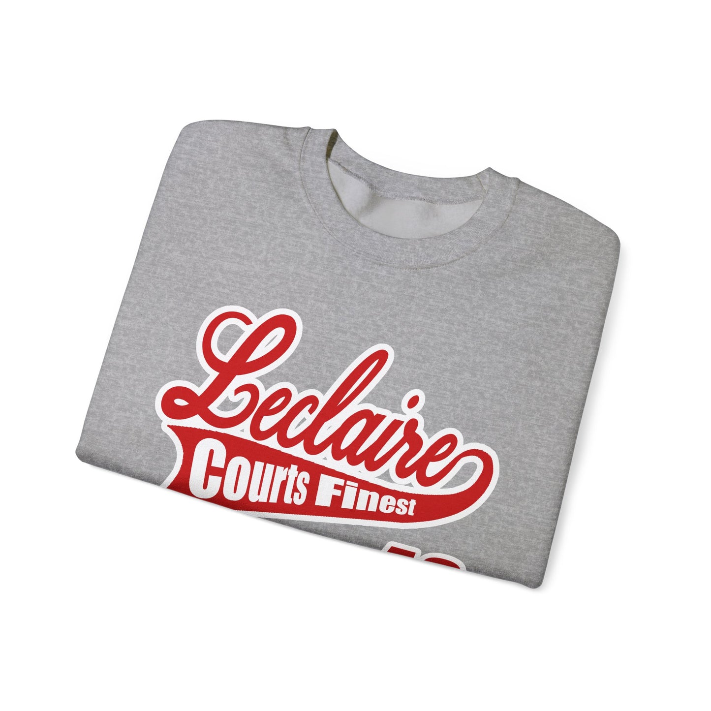 LECLAIRE COURTS FINEST CLASSIC SCRIPT SWEATSHIRT