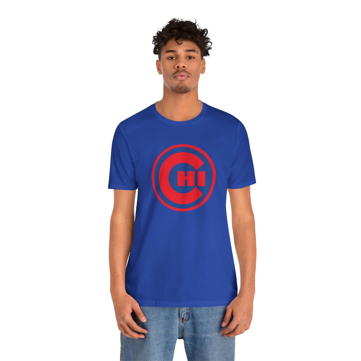 CHICAGO KIDS EMBLEM TEE - BLUE/RED