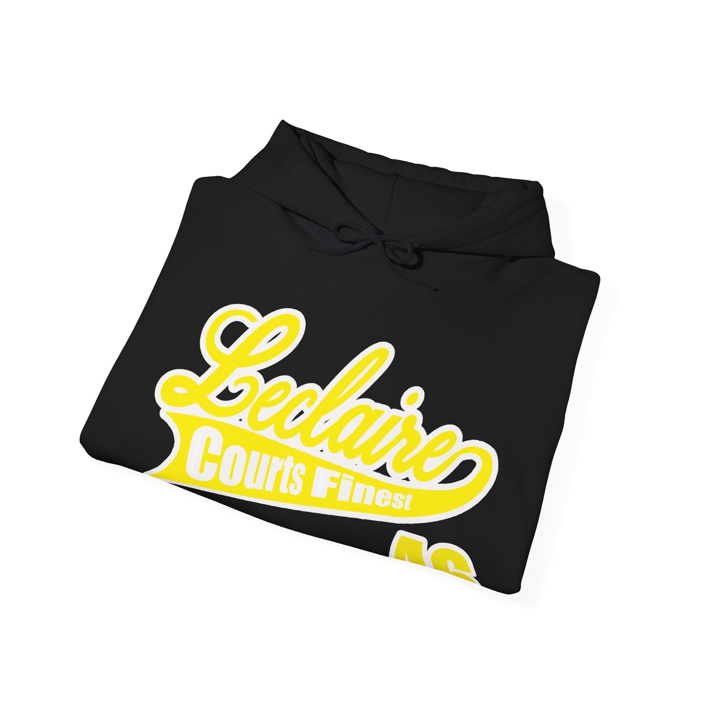 LECLAIRE COURTS FINEST CLASSIC SCRIPT HOODIE