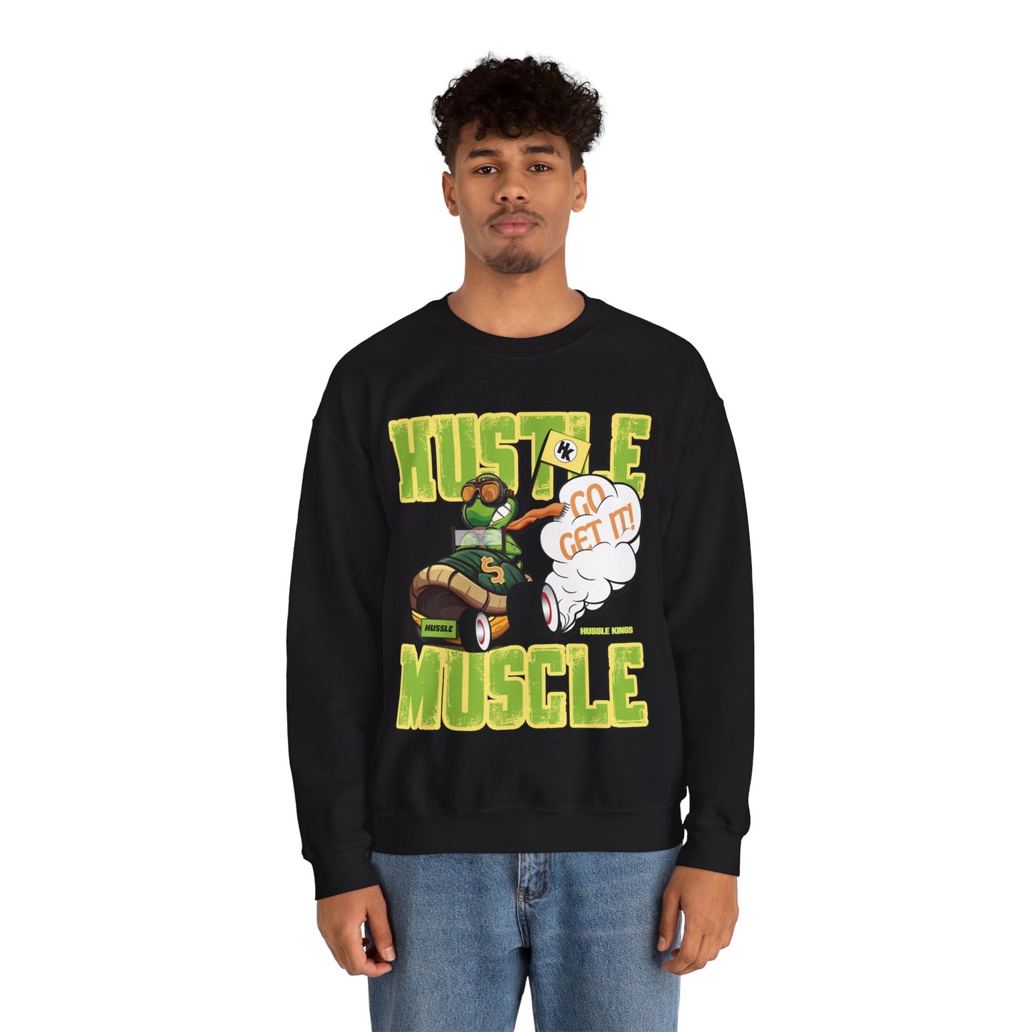 HUSSLE MUSCLE- THELONIOUS THE GO GETTER SWEATSHIRT