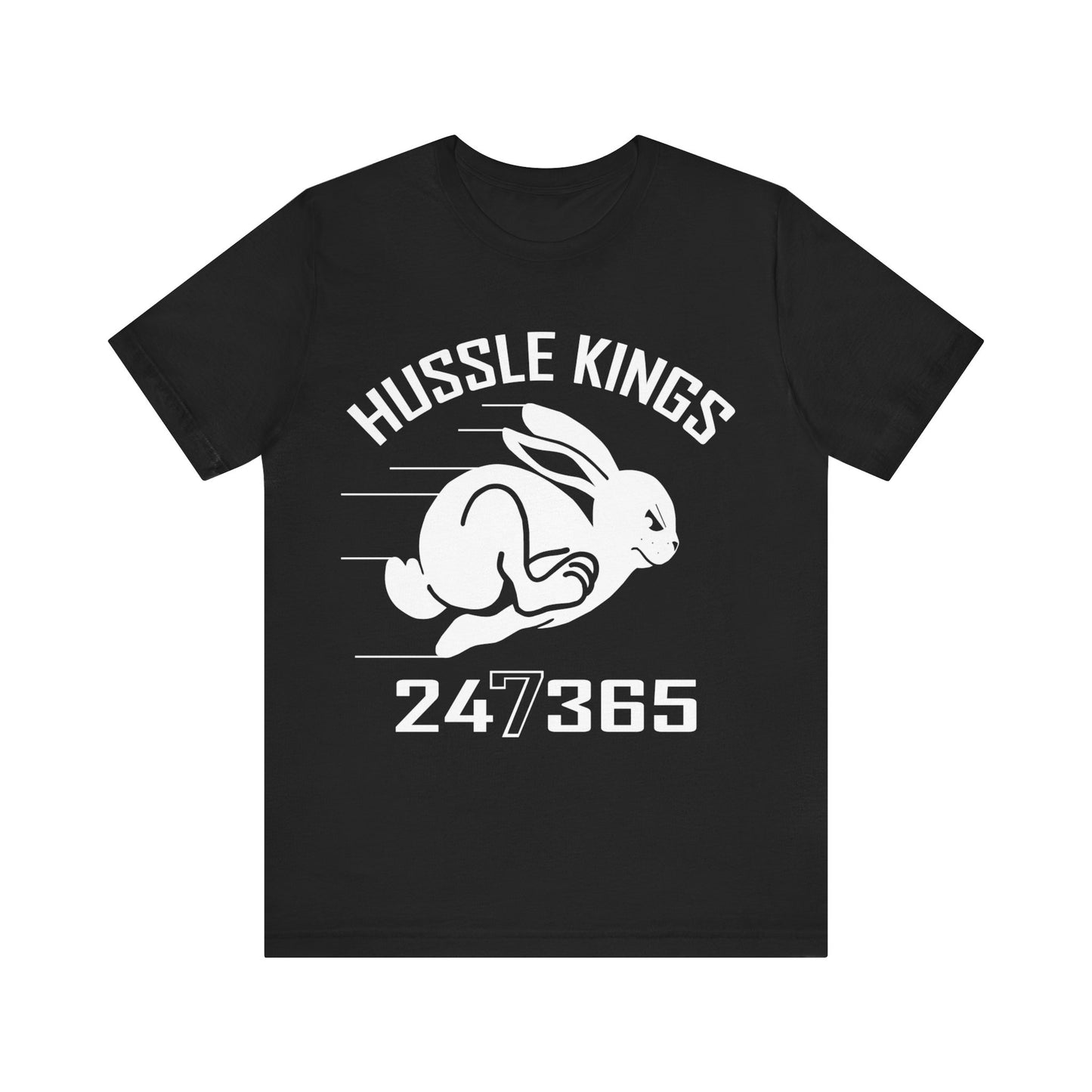 HUSSLE KINGS 24/365 LARGE MONOGRAM TEE