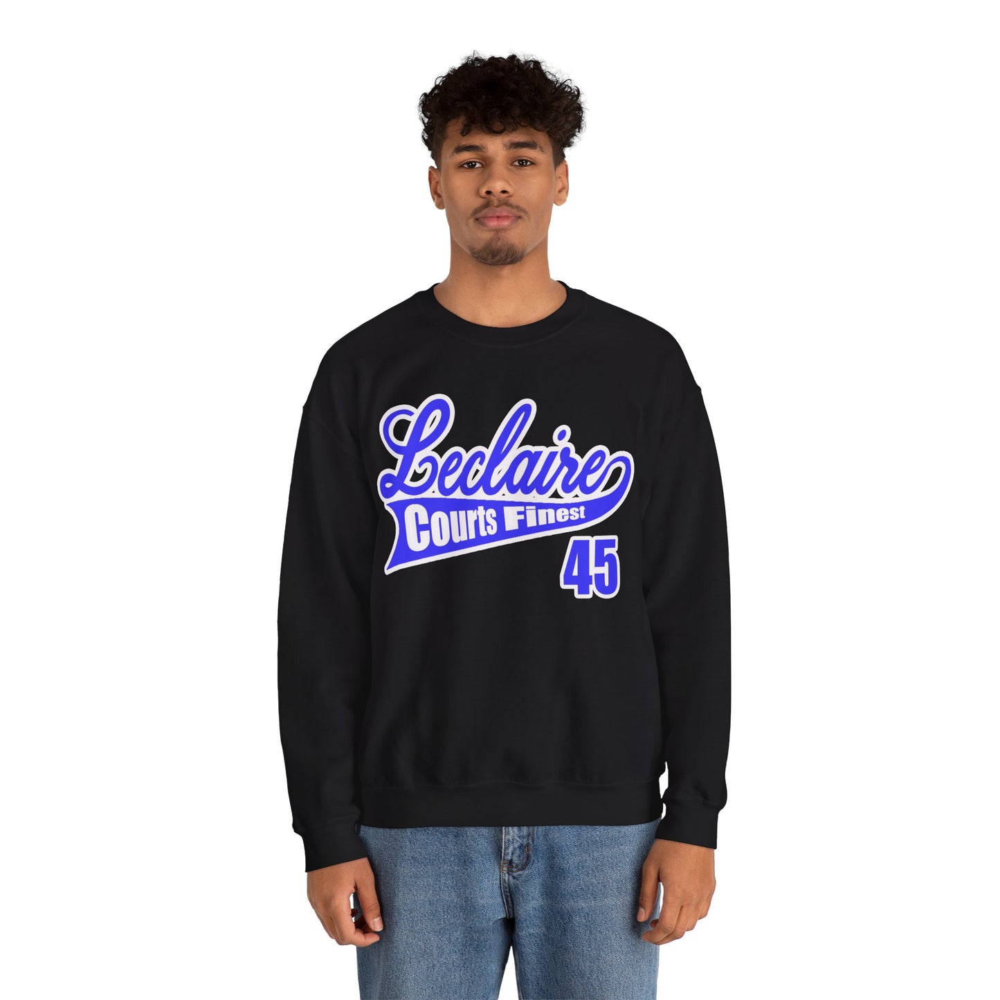 LECLAIRE COURTS FINEST CLASSIC SCRIPT SWEATSHIRT
