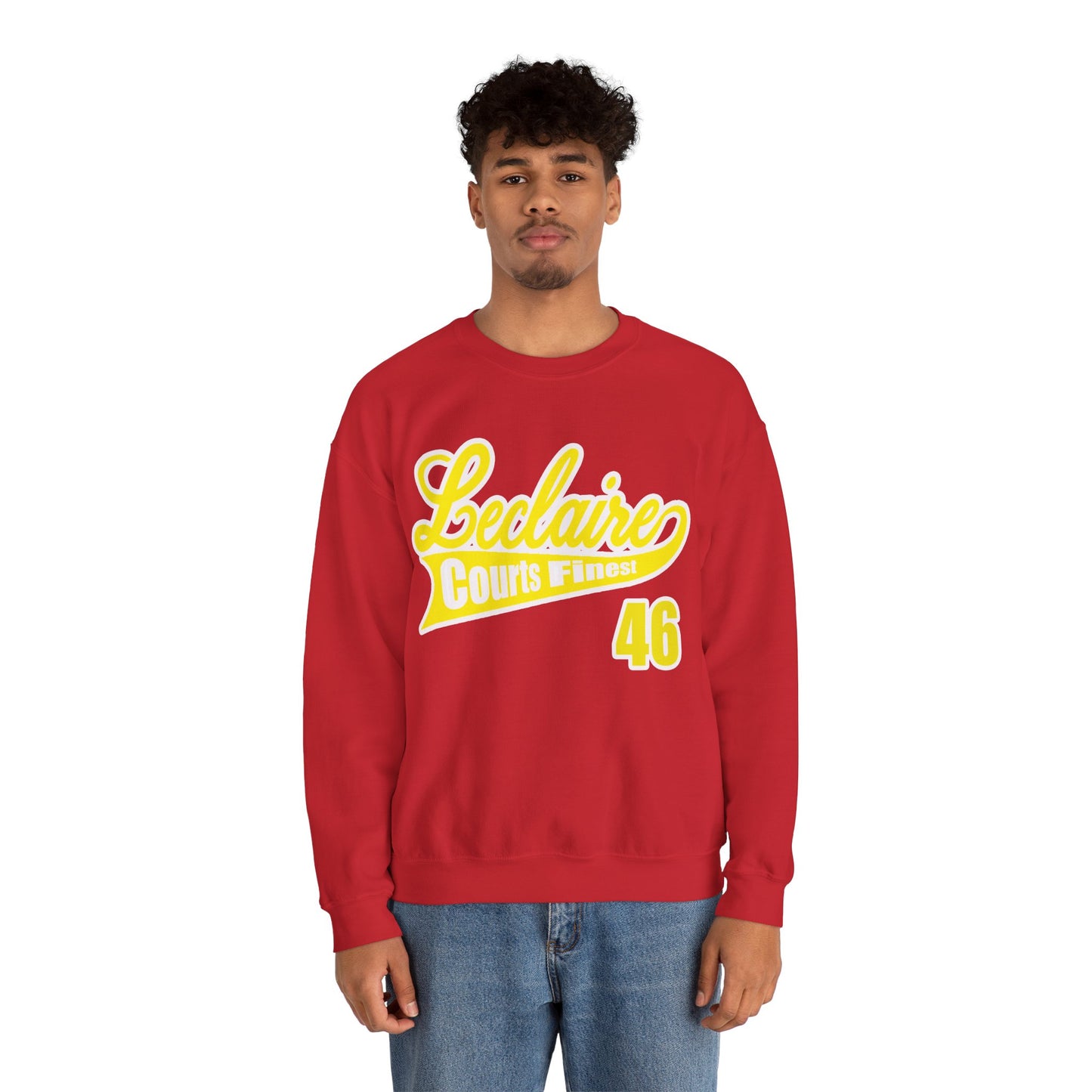 LECLAIRE COURTS FINEST CLASSIC SCRIPT SWEATSHIRT