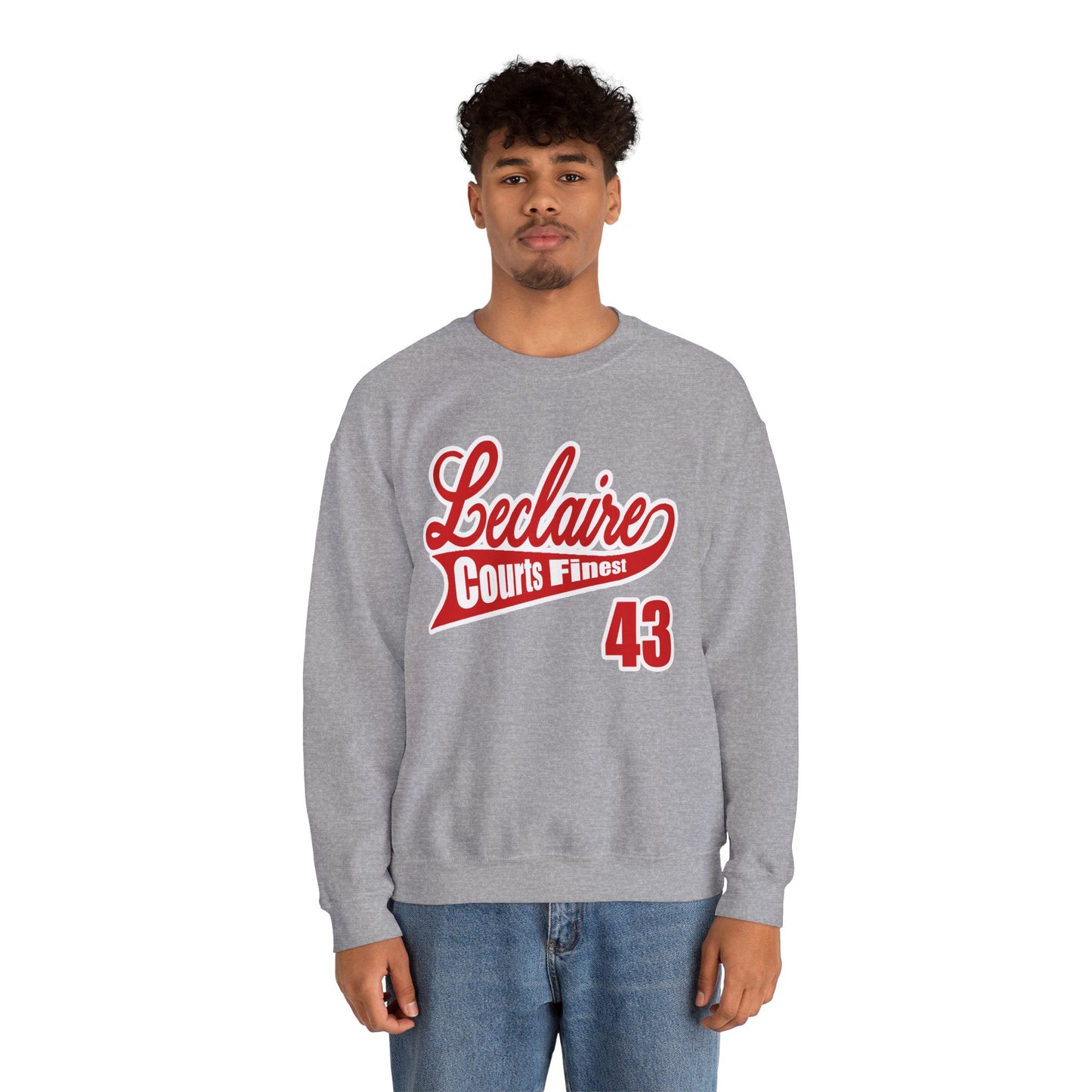 LECLAIRE COURTS FINEST CLASSIC SCRIPT SWEATSHIRT