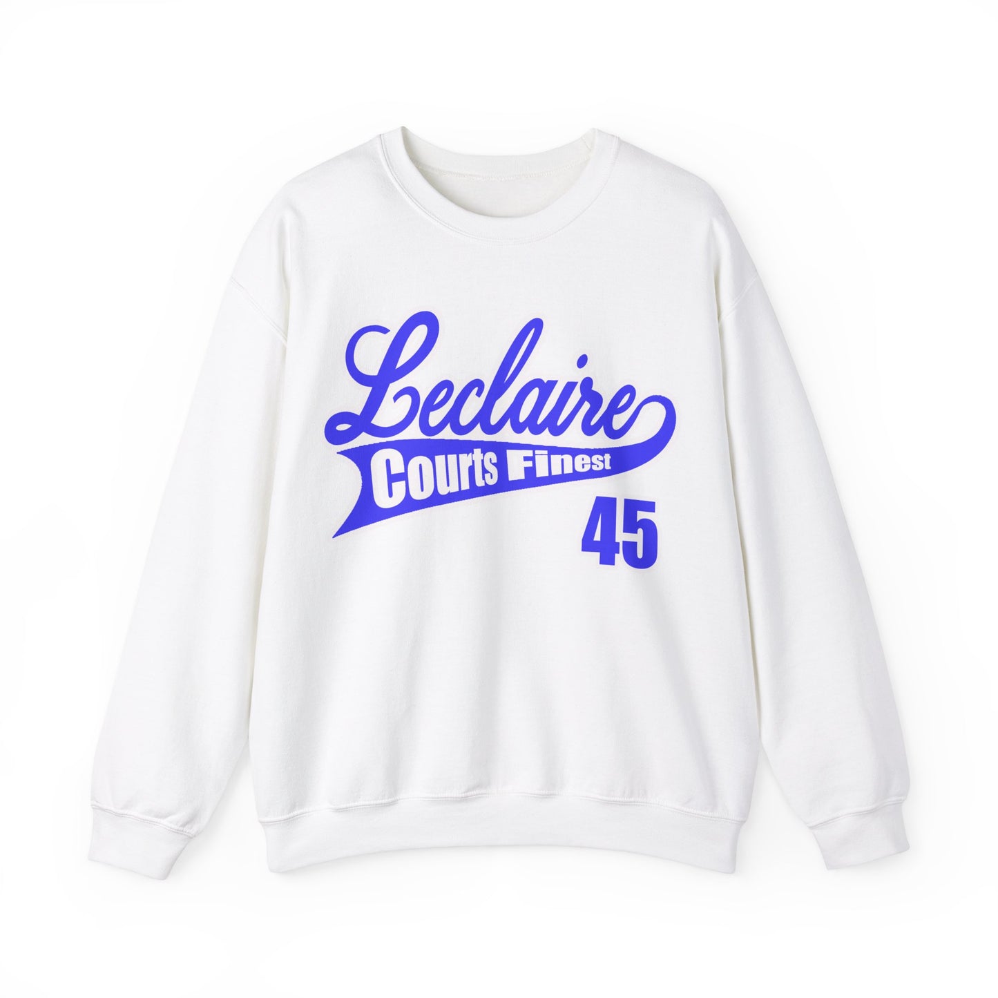 LECLAIRE COURTS FINEST CLASSIC SCRIPT SWEATSHIRT