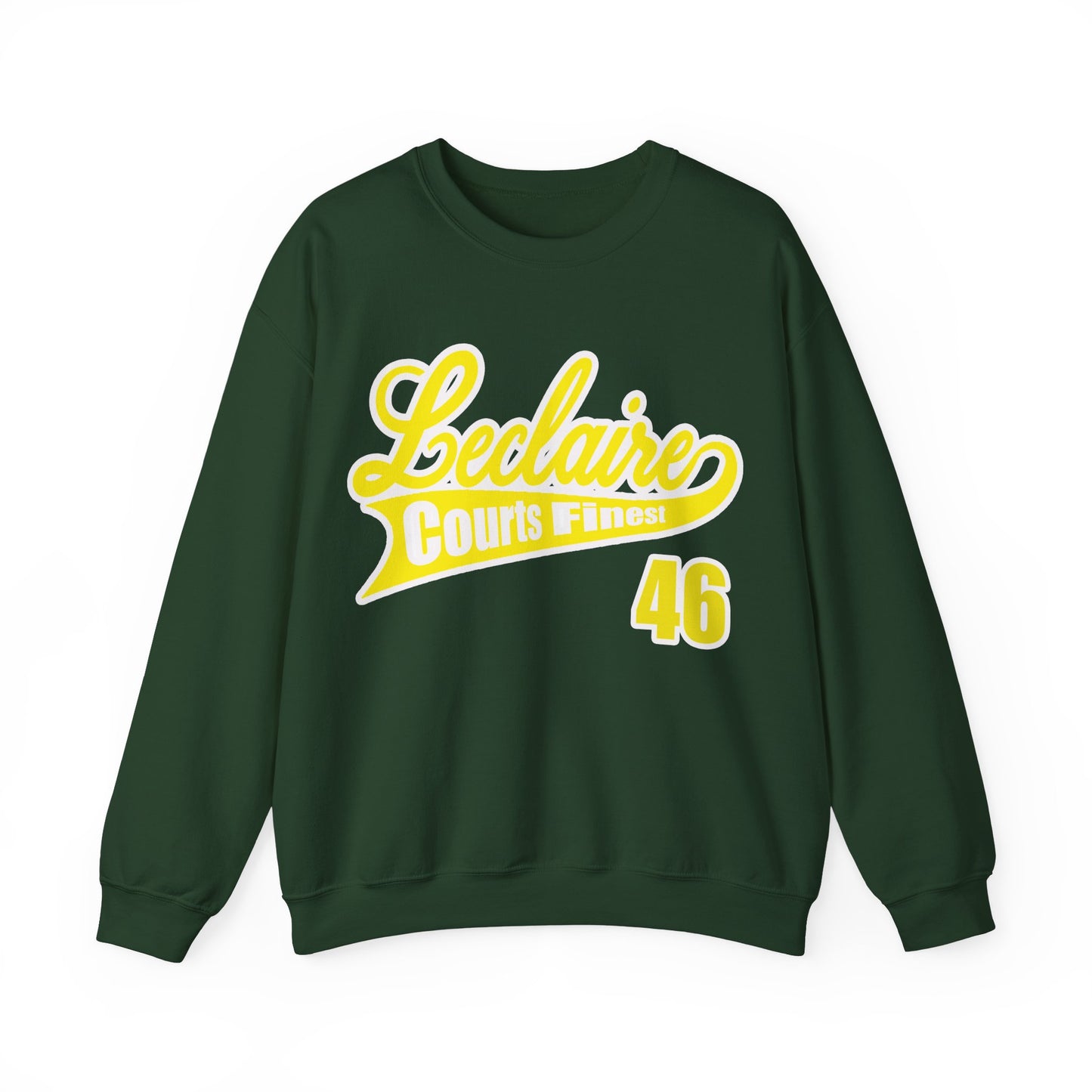 LECLAIRE COURTS FINEST CLASSIC SCRIPT SWEATSHIRT