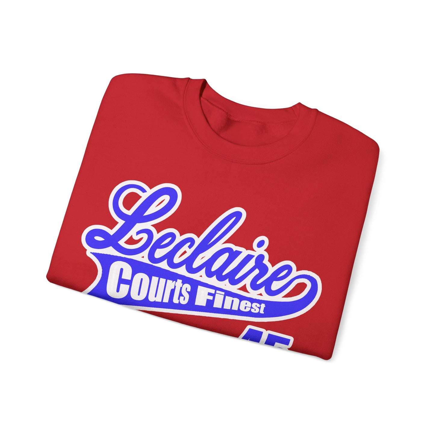 LECLAIRE COURTS FINEST CLASSIC SCRIPT SWEATSHIRT