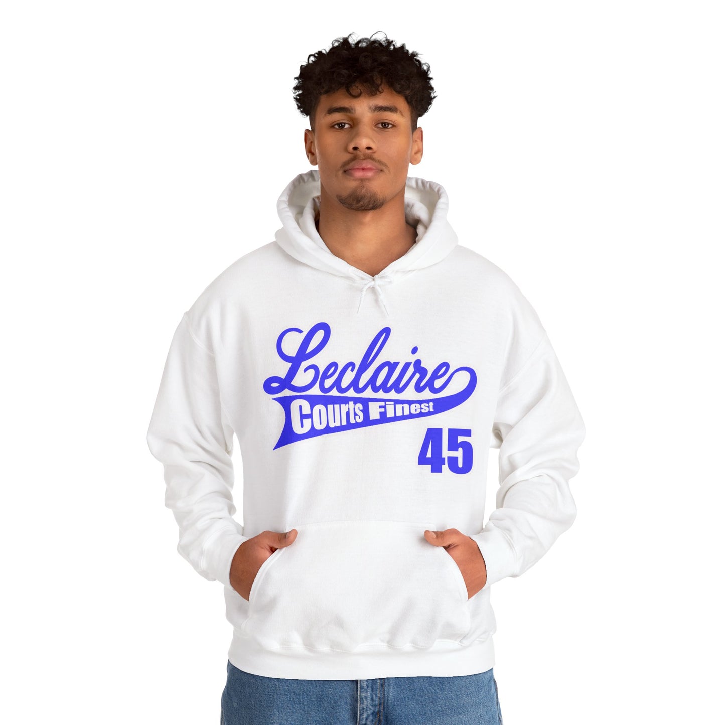 LECLAIRE COURTS FINEST CLASSIC SCRIPT HOODIE