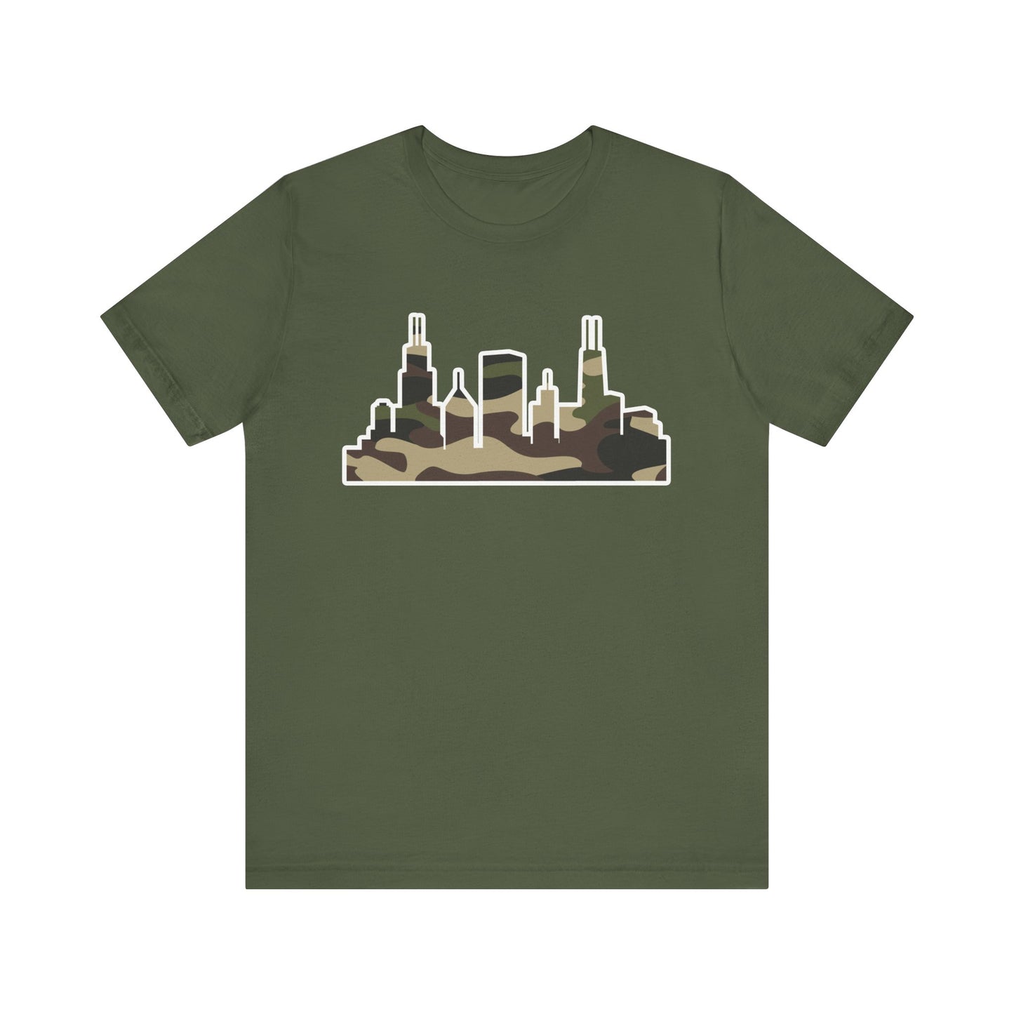 CHI KIDS CAMO-SKYLINE TEE