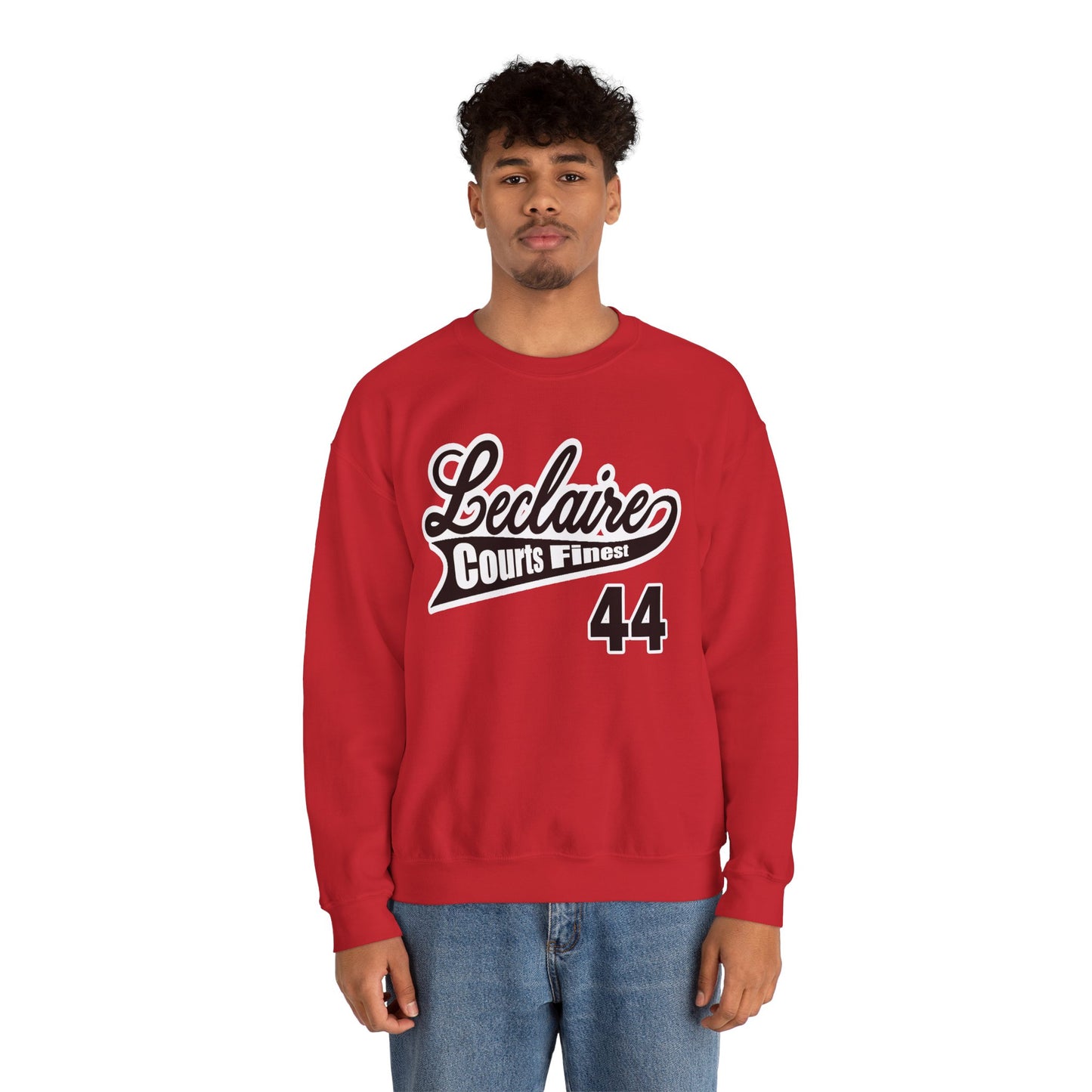 LECLAIRE COURTS FINEST CLASSIC SCRIPT SWEATSHIRT