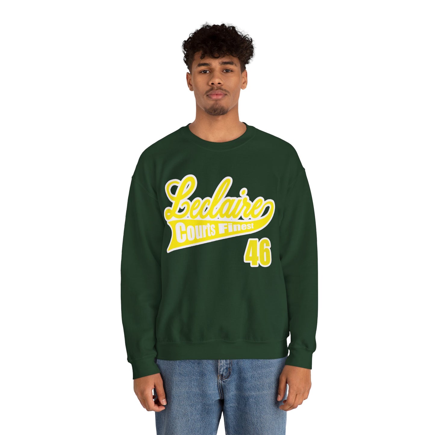 LECLAIRE COURTS FINEST CLASSIC SCRIPT SWEATSHIRT