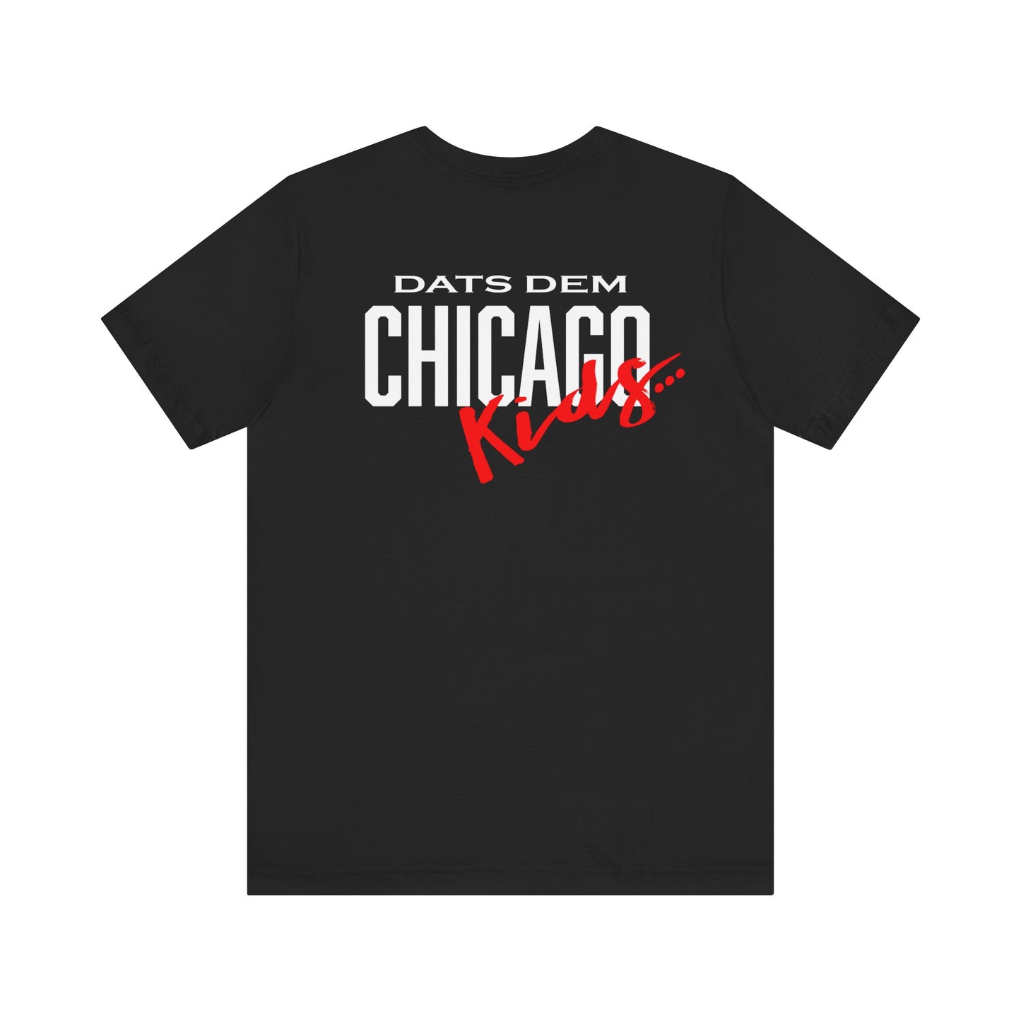 CHICAGO KIDS EMBLEM TEE - BLACK/RED