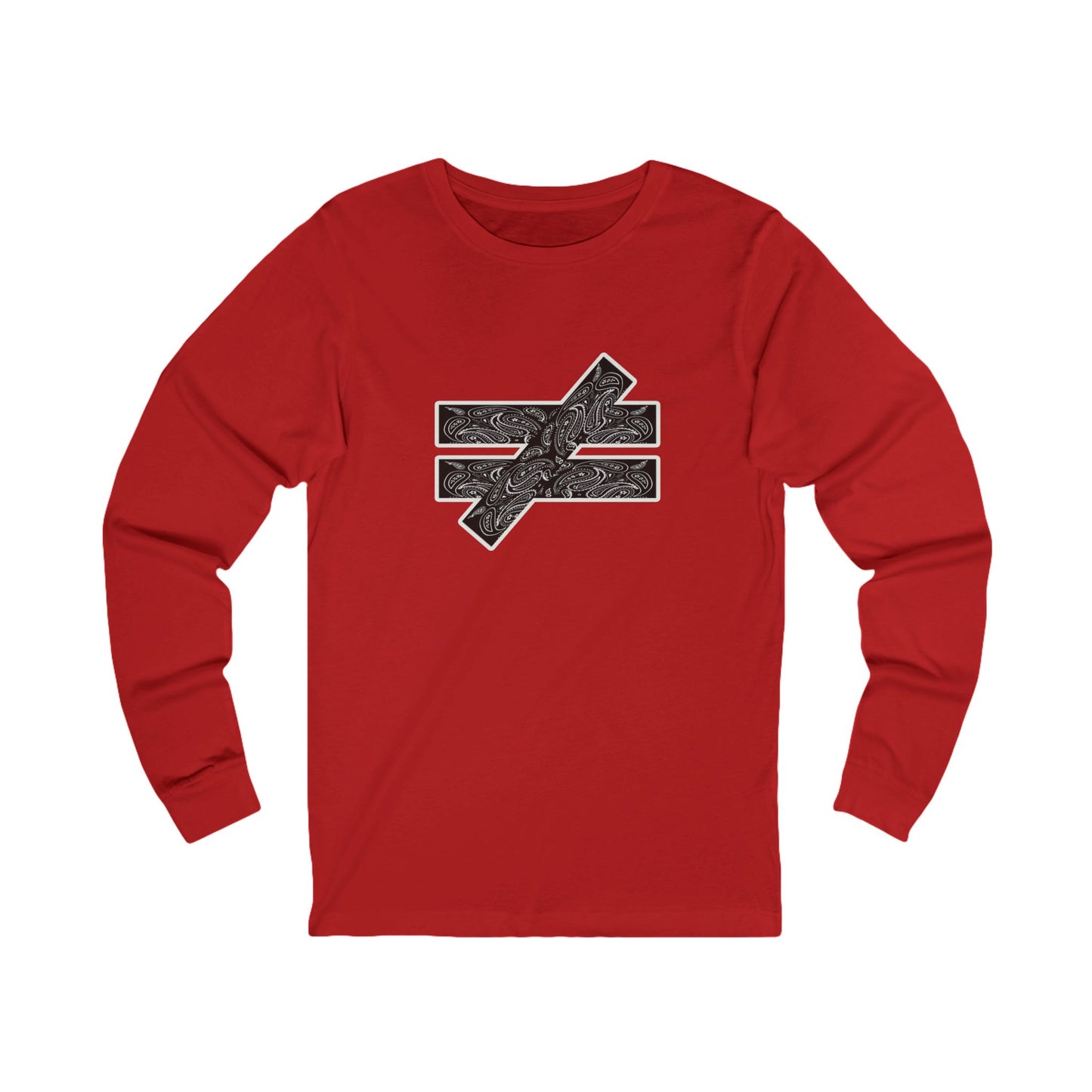 WE ARE NOT THE SAME - BLACK BANDANA LOGO LONG SLEEVE