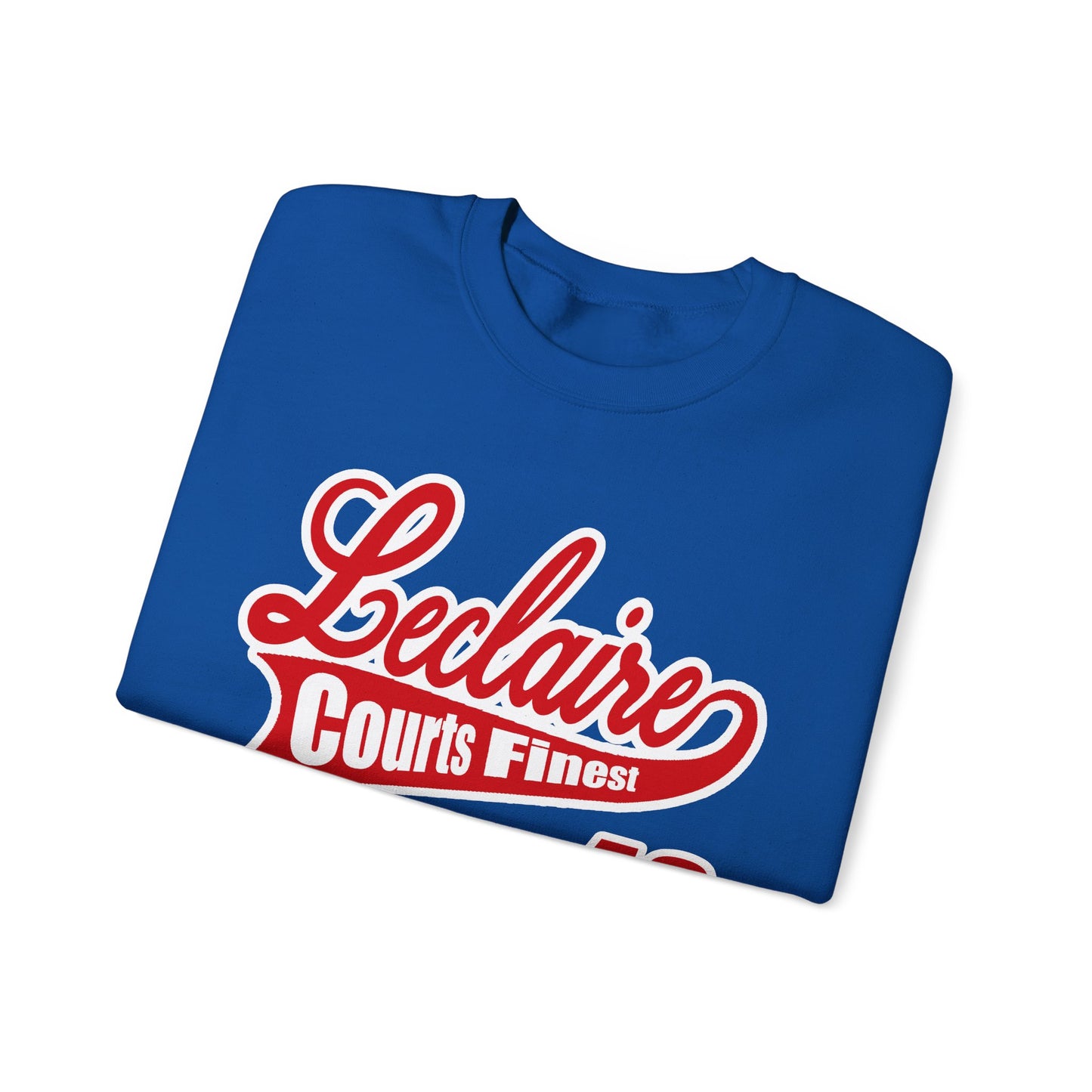 LECLAIRE COURTS FINEST CLASSIC SCRIPT SWEATSHIRT