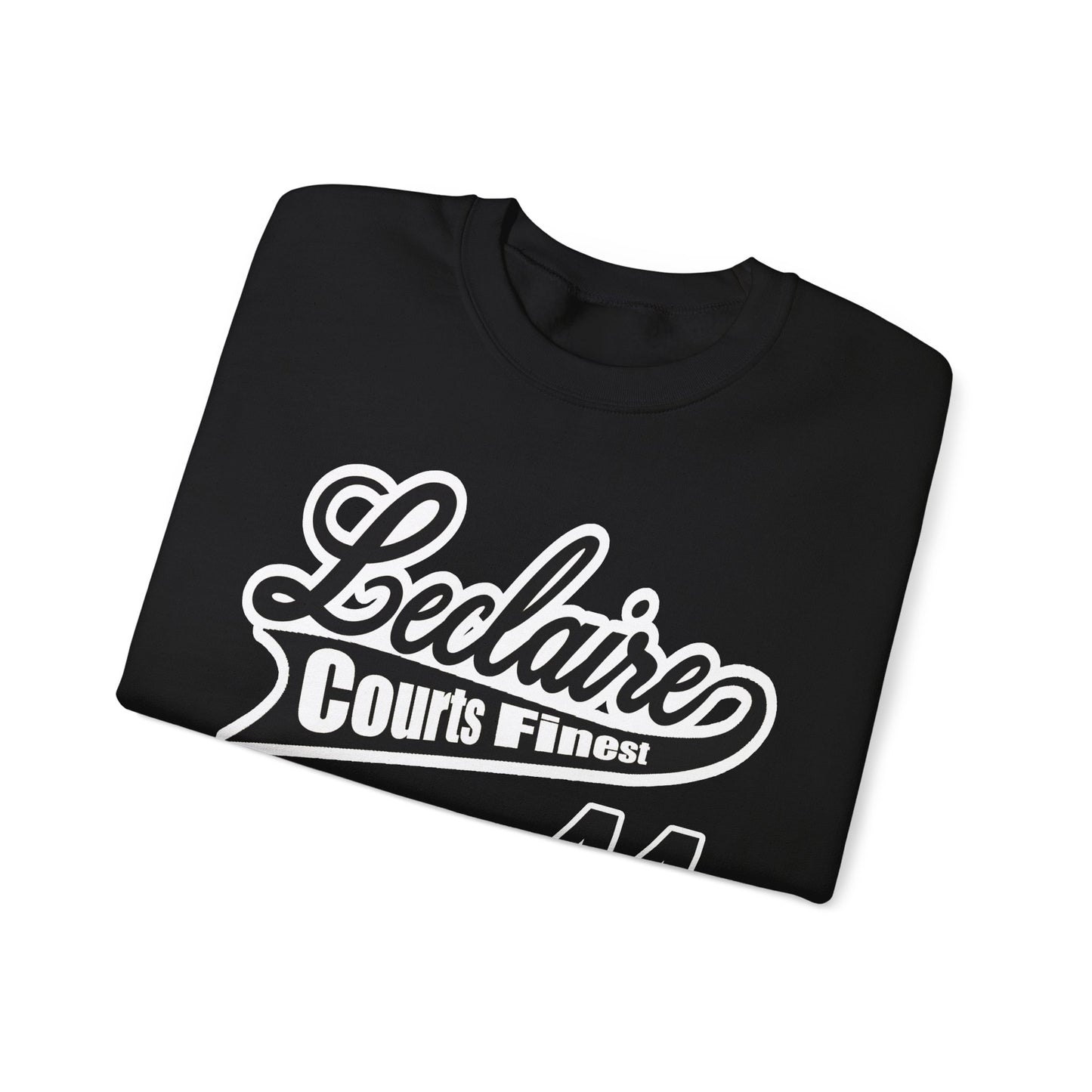 LECLAIRE COURTS FINEST CLASSIC SCRIPT SWEATSHIRT
