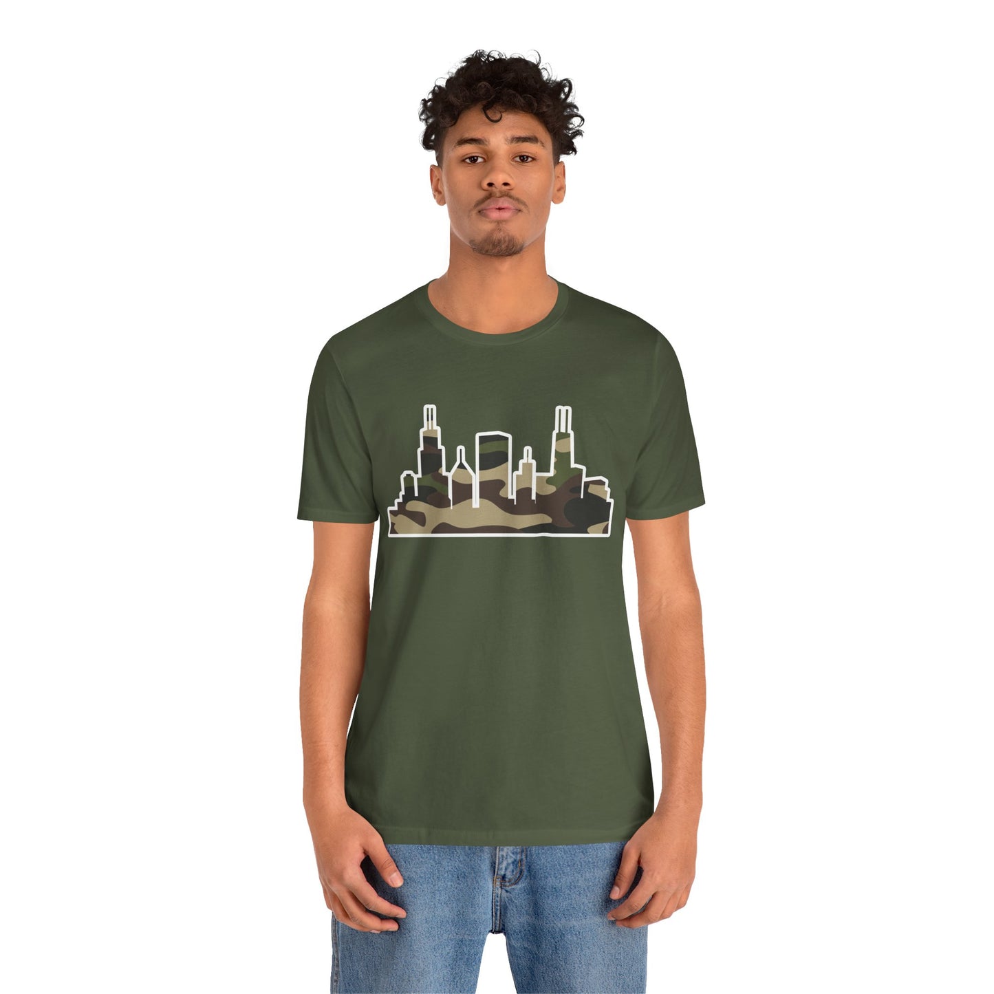 CHI KIDS CAMO-SKYLINE TEE