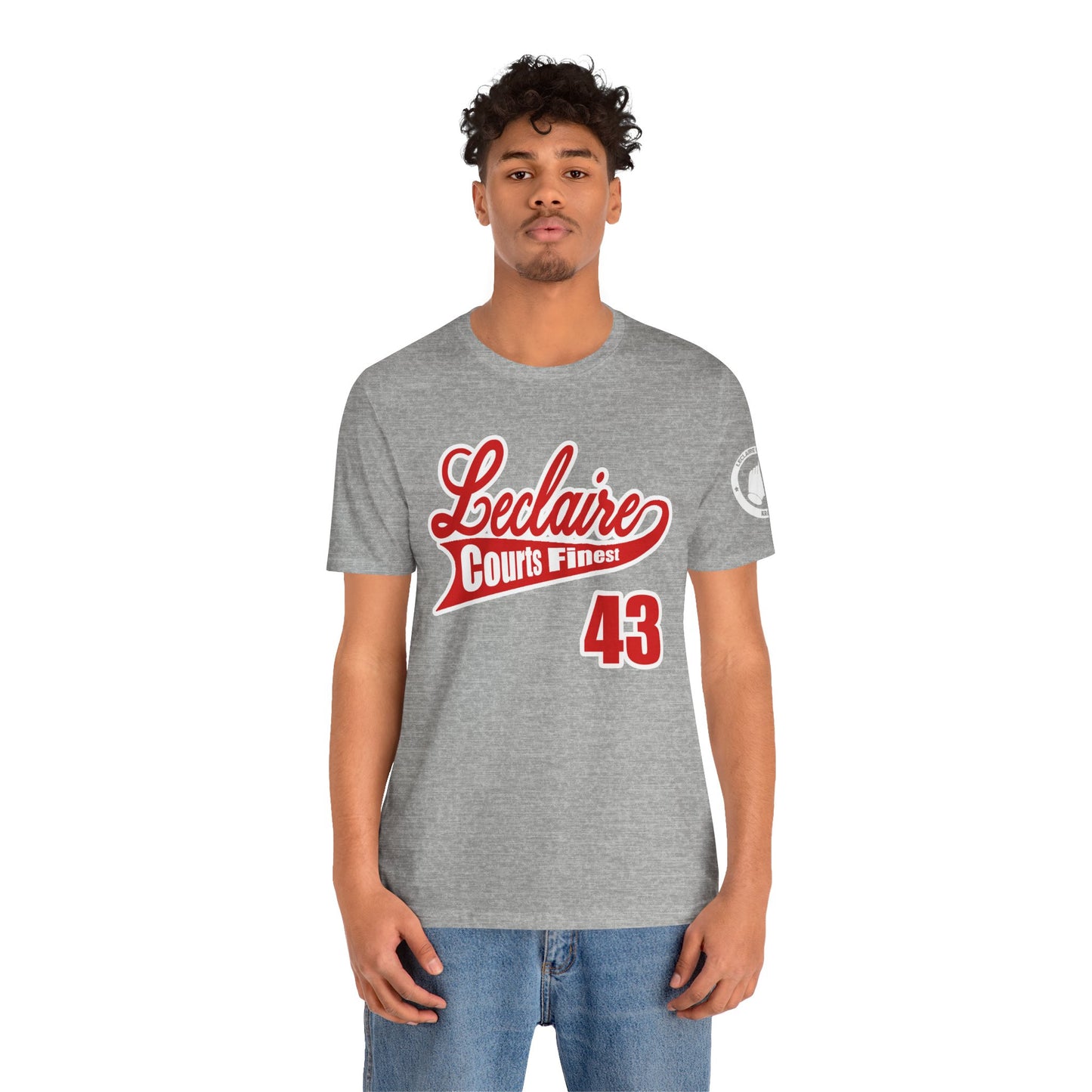 LeClaire Courts Finest Short Sleeve Tee - Casual Unisex T-Shirt for Sport Lovers
