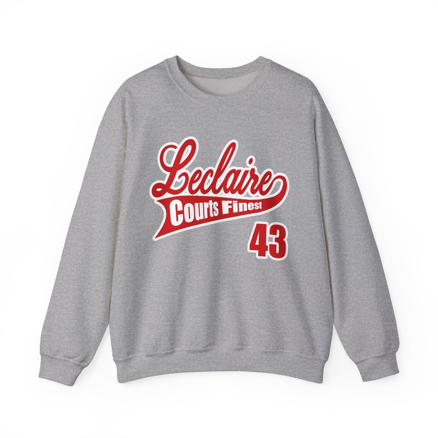 LECLAIRE COURTS FINEST CLASSIC SCRIPT SWEATSHIRT
