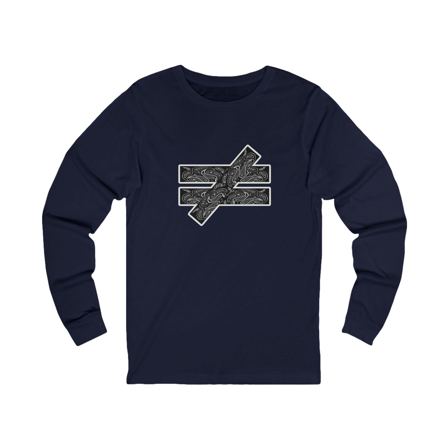 WE ARE NOT THE SAME - BLACK BANDANA LOGO LONG SLEEVE