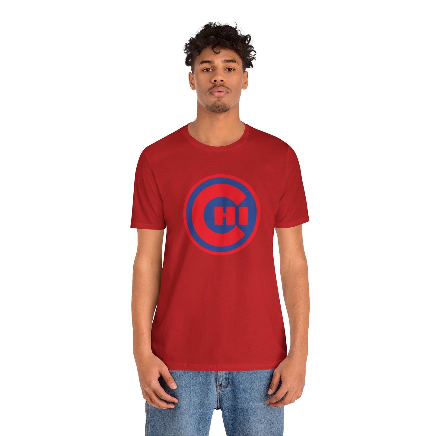 CHICAGO KIDS EMBLEM TEE - BLUE/RED