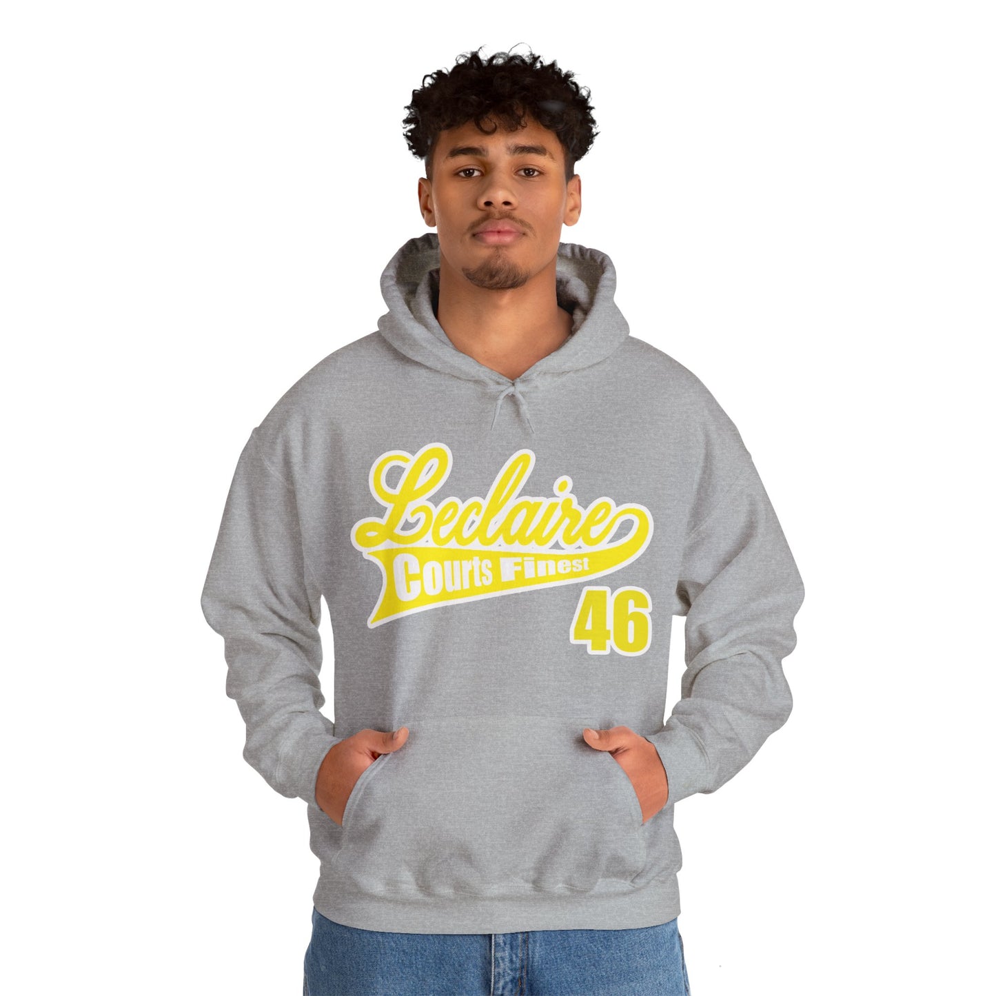 LECLAIRE COURTS FINEST CLASSIC SCRIPT HOODIE