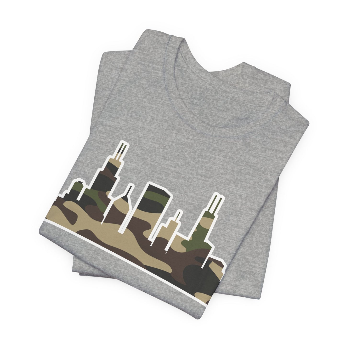 CHI KIDS CAMO-SKYLINE TEE