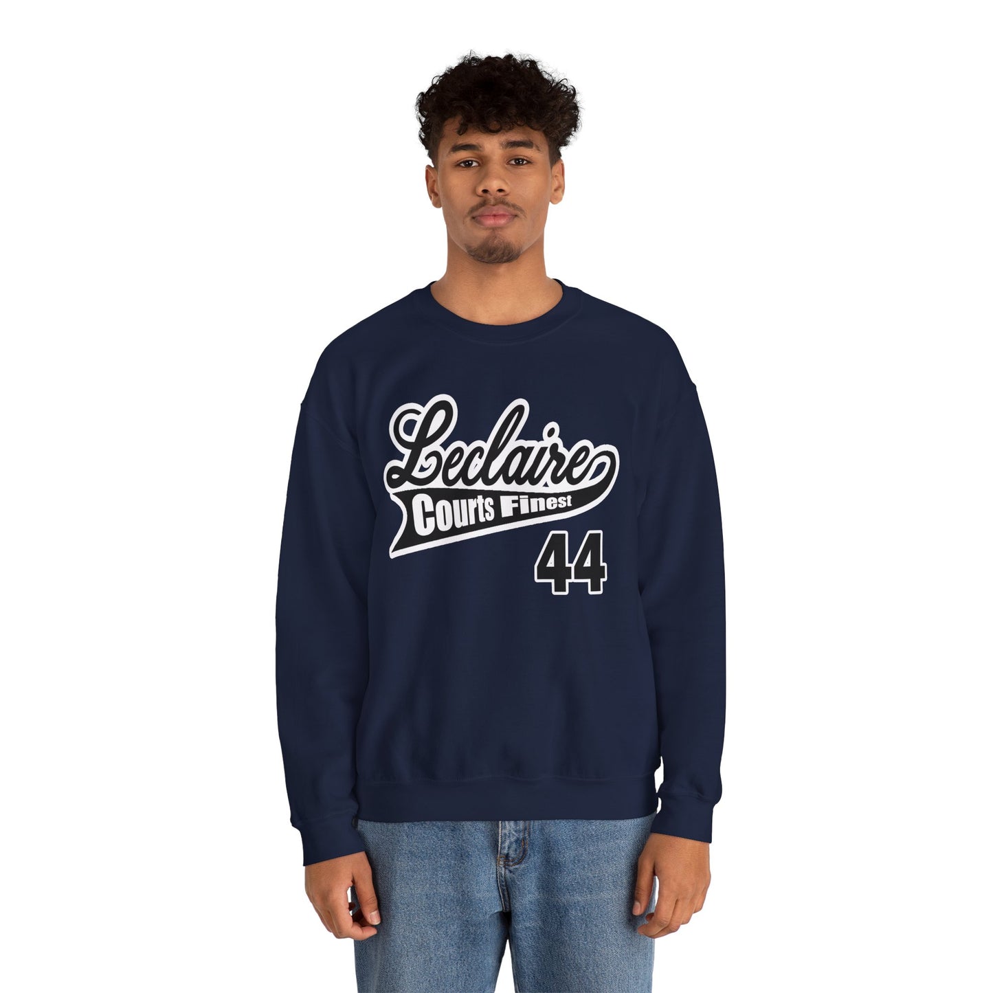 LECLAIRE COURTS FINEST CLASSIC SCRIPT SWEATSHIRT