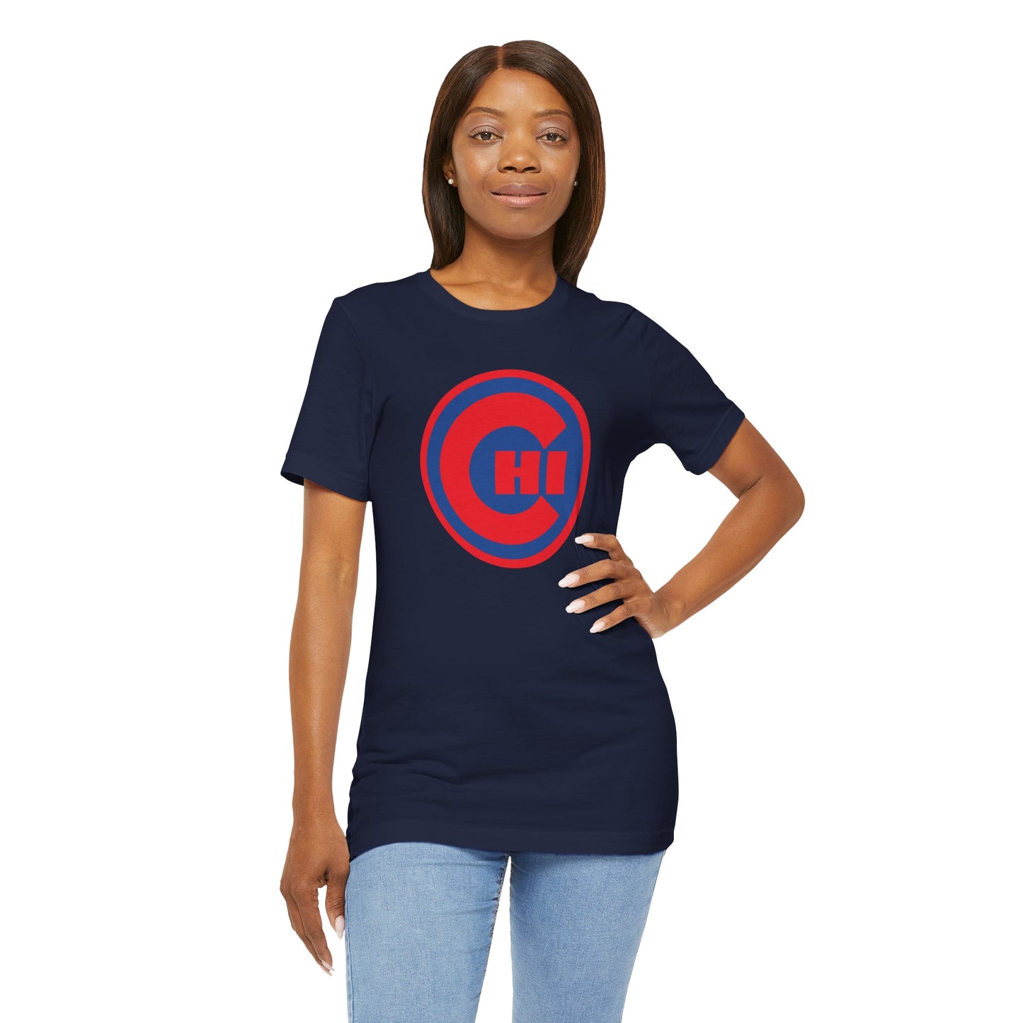 CHICAGO KIDS EMBLEM TEE - BLUE/RED
