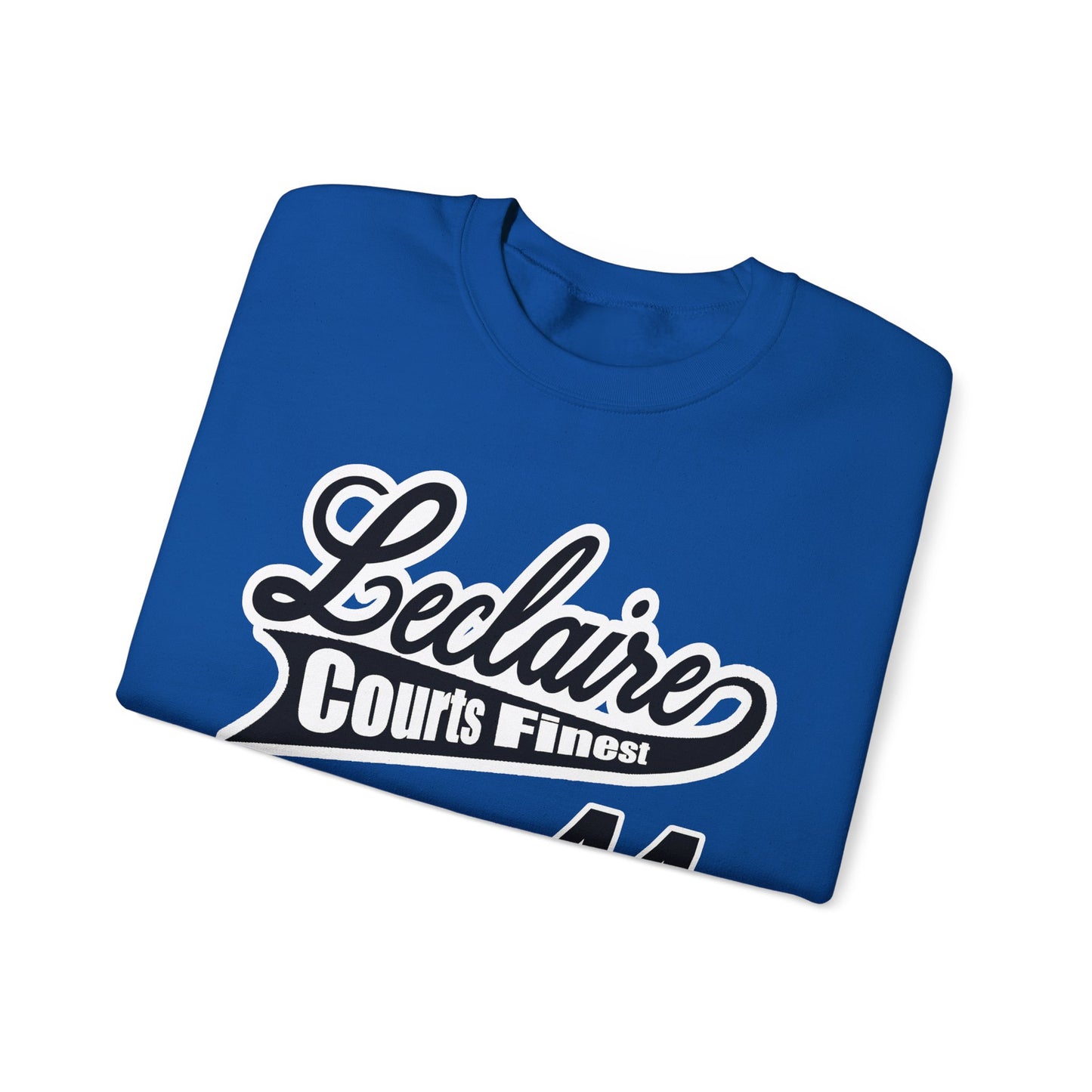 LECLAIRE COURTS FINEST CLASSIC SCRIPT SWEATSHIRT
