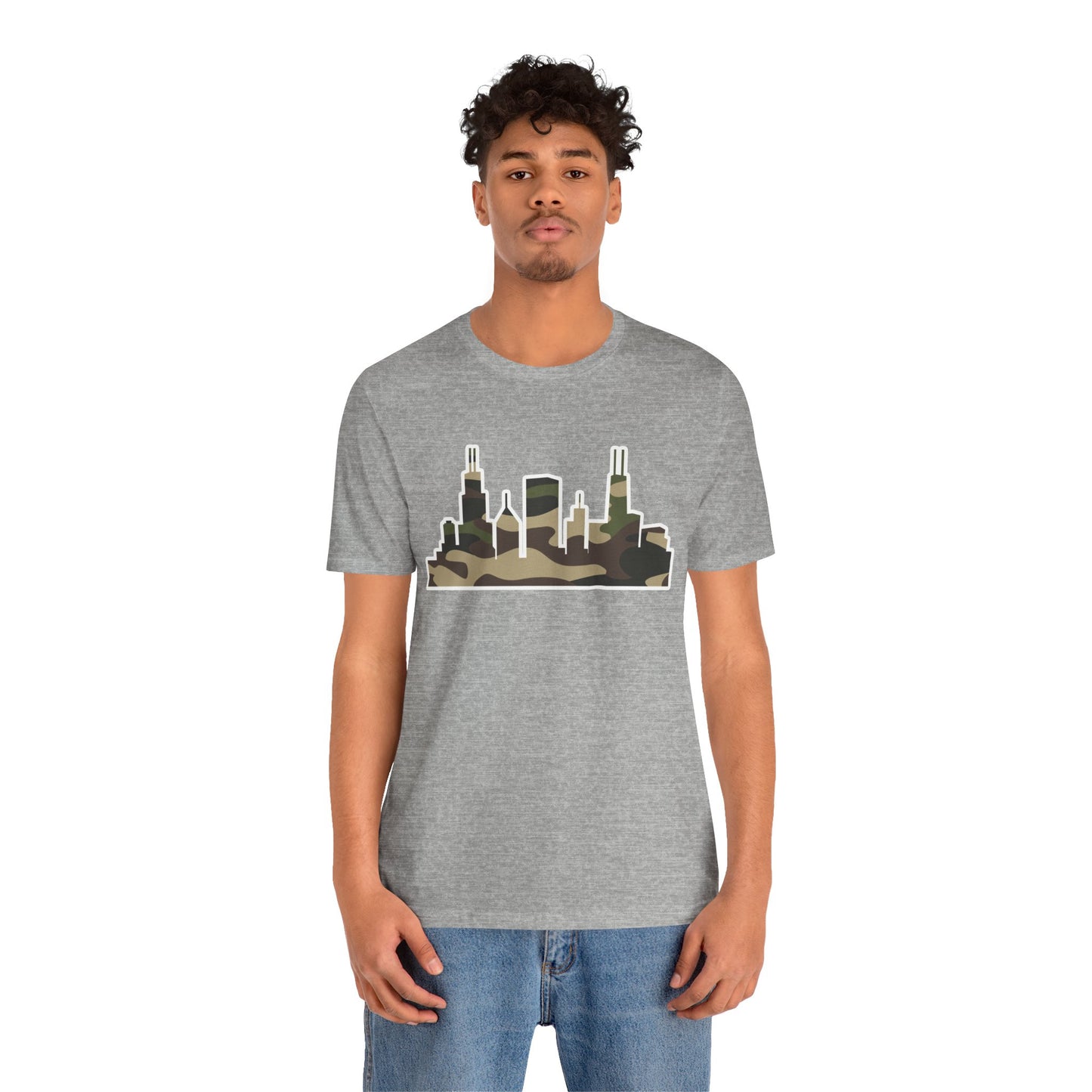 CHI KIDS CAMO-SKYLINE TEE
