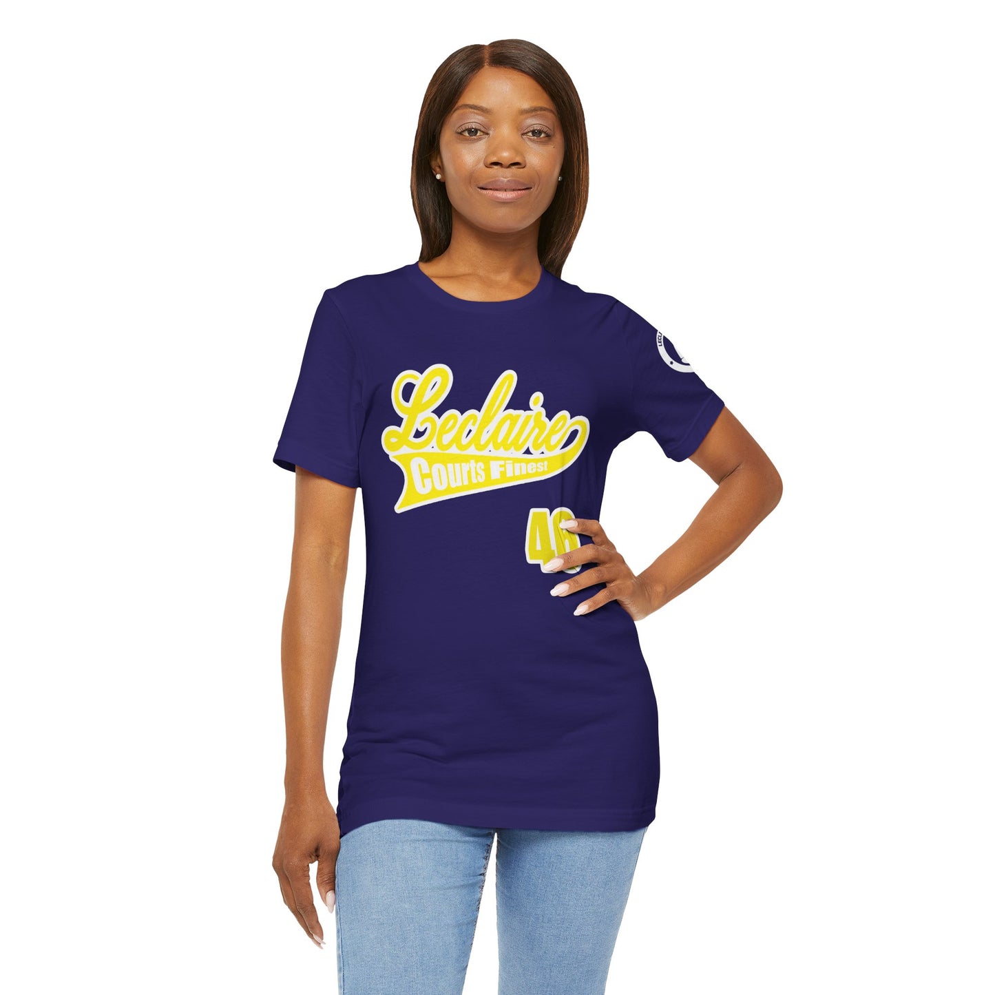 LeClaire Courts Finest Unisex Jersey Tee - Casual Retro Style Shirt