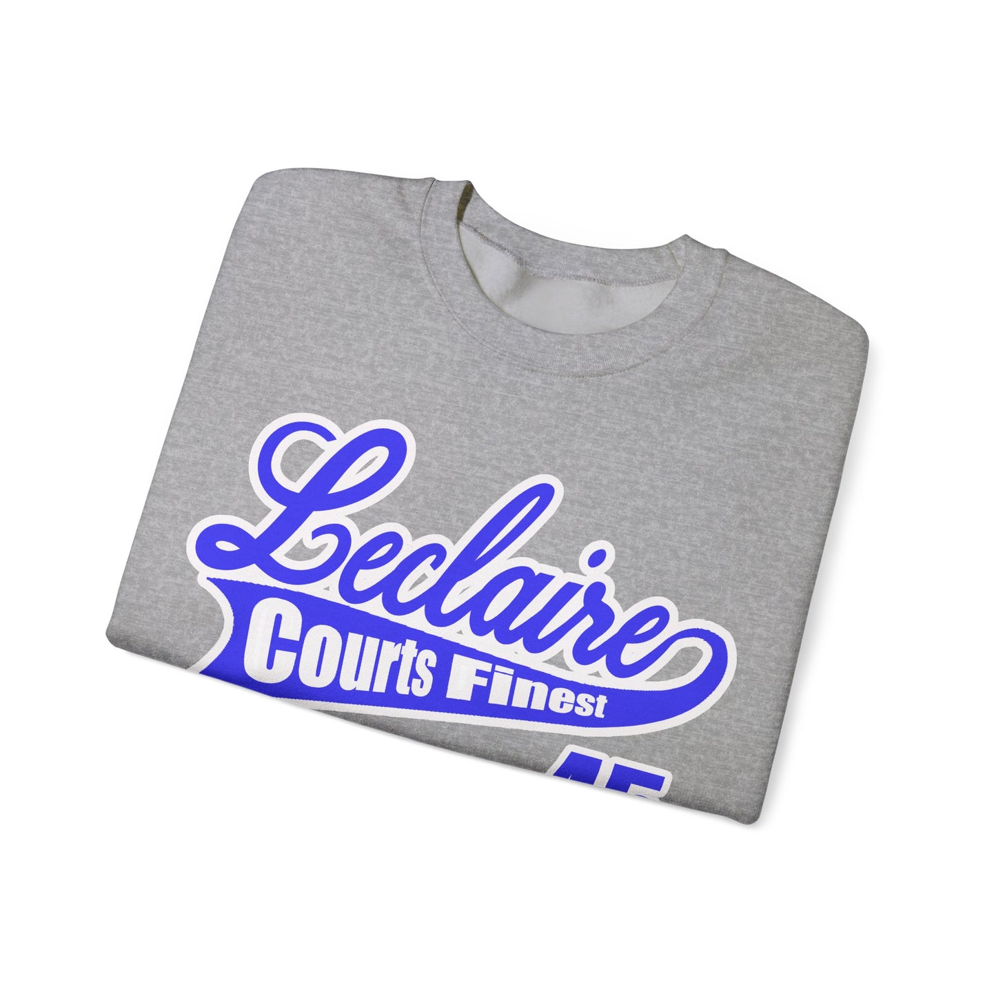LECLAIRE COURTS FINEST CLASSIC SCRIPT SWEATSHIRT