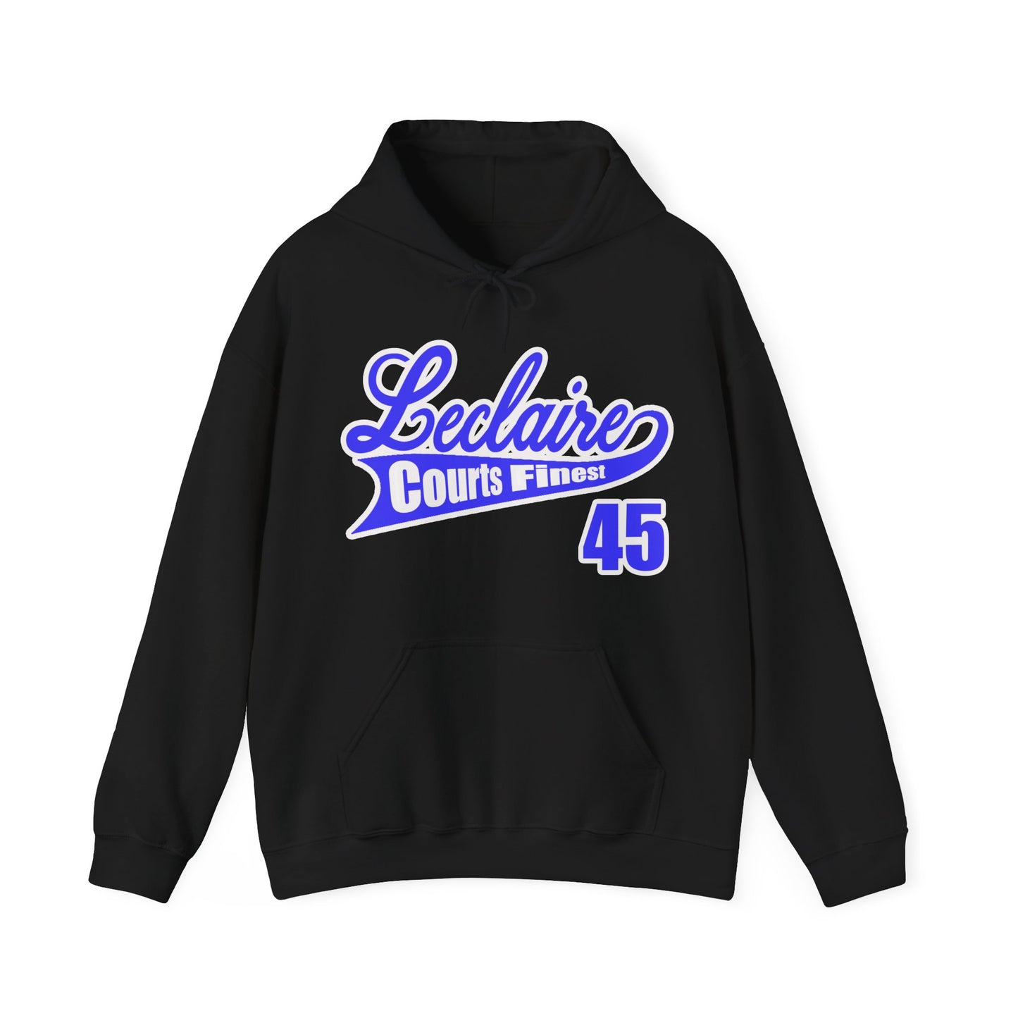 LECLAIRE COURTS FINEST CLASSIC SCRIPT HOODIE