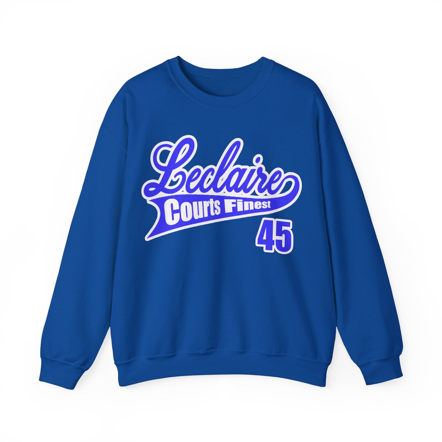 LECLAIRE COURTS FINEST CLASSIC SCRIPT SWEATSHIRT