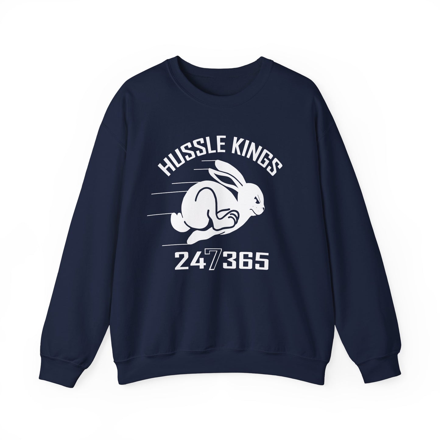 HUSSLE KINGS 24/365 MONOGRAM SWEATSHIRT