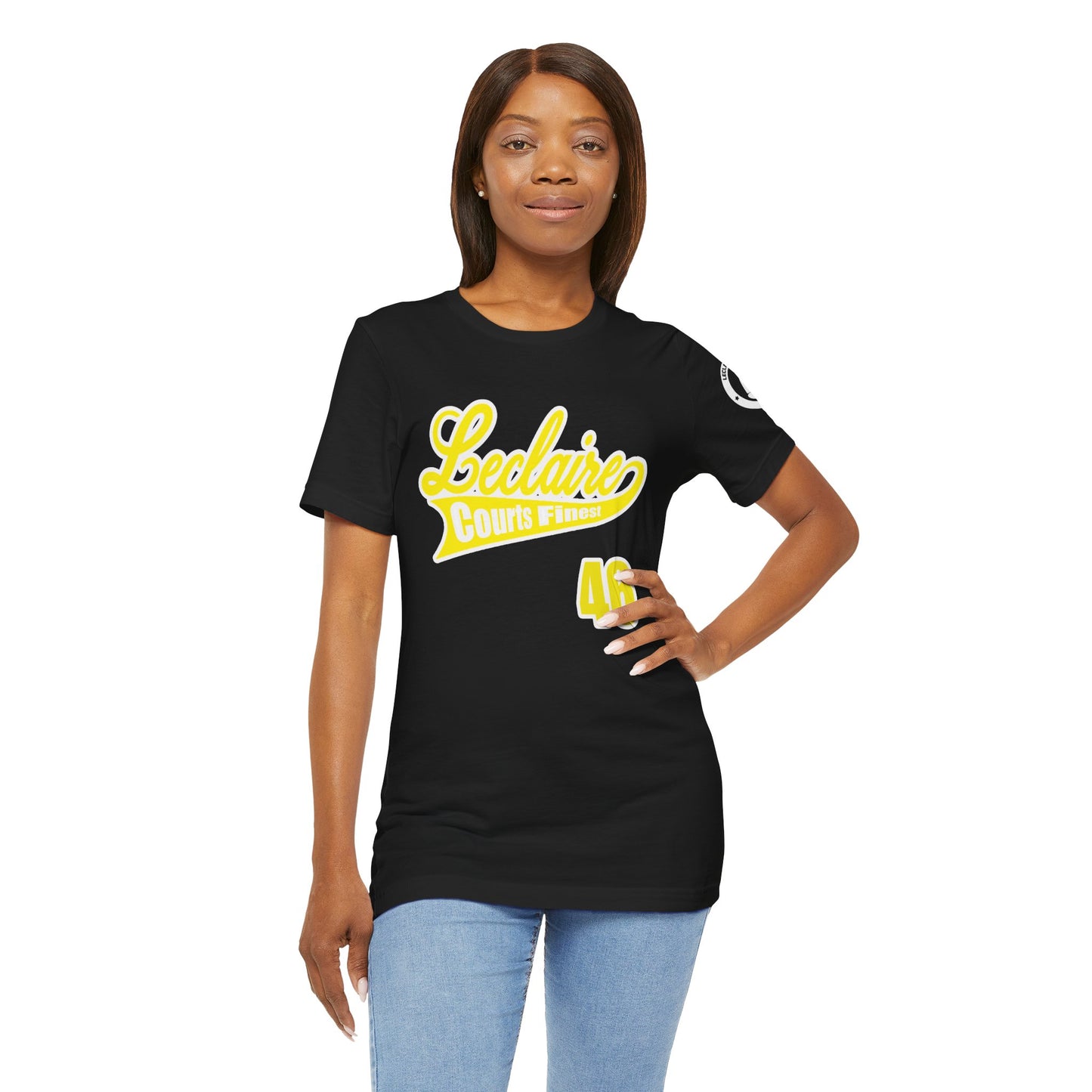 LeClaire Courts Finest Unisex Jersey Tee - Casual Retro Style Shirt