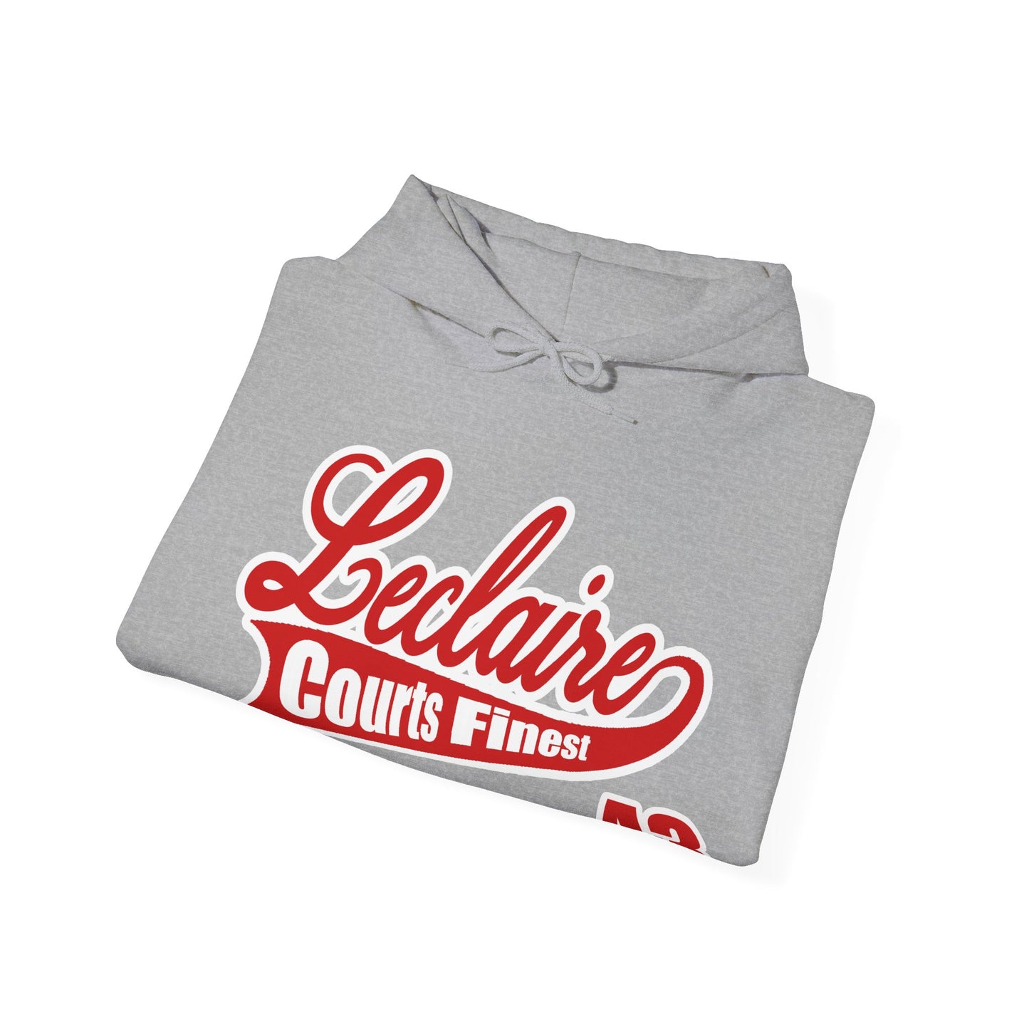 LECLAIRE COURTS FINEST CLASSIC SCRIPT HOODIE